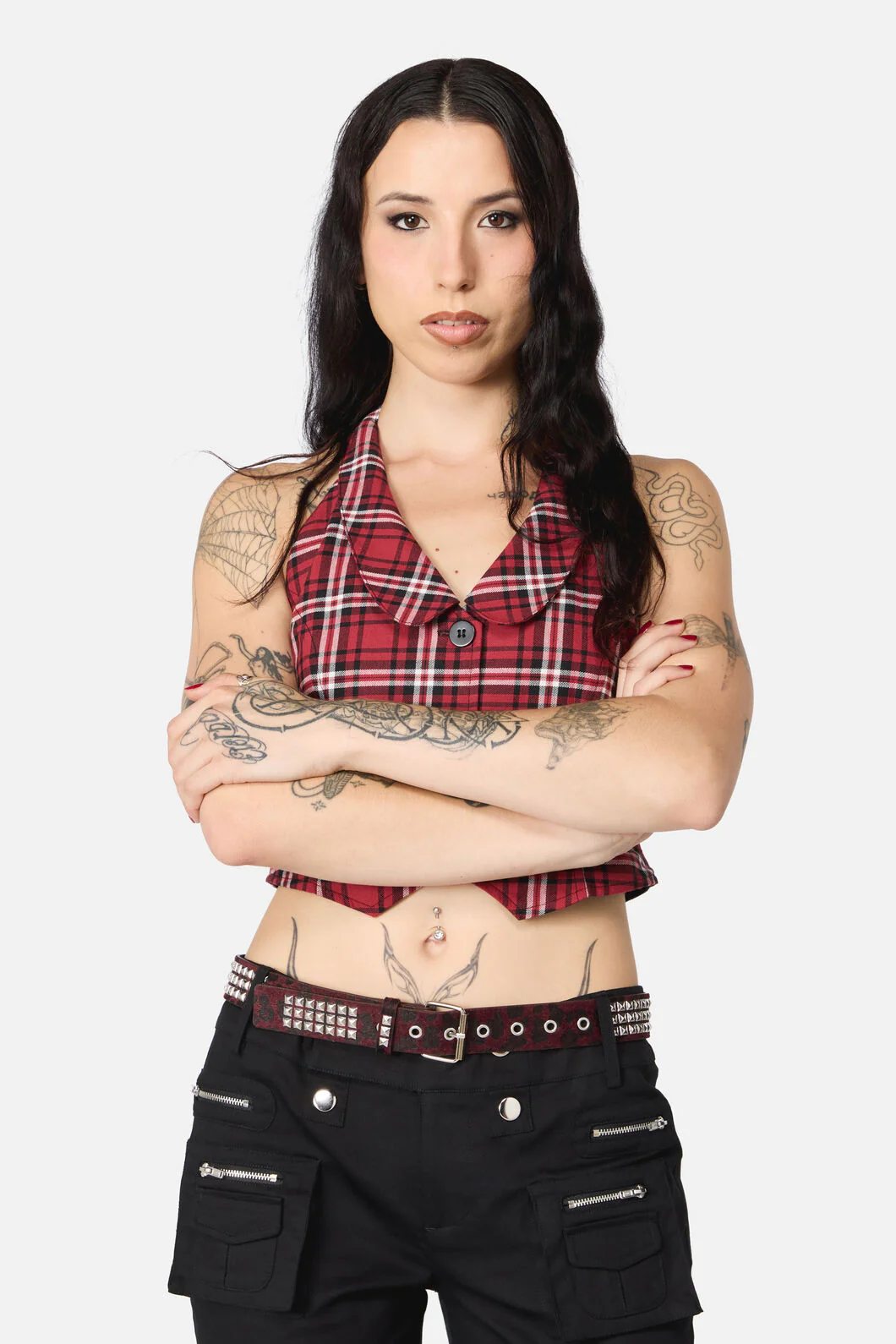 Leopard Louve Stud Belt - Image 2