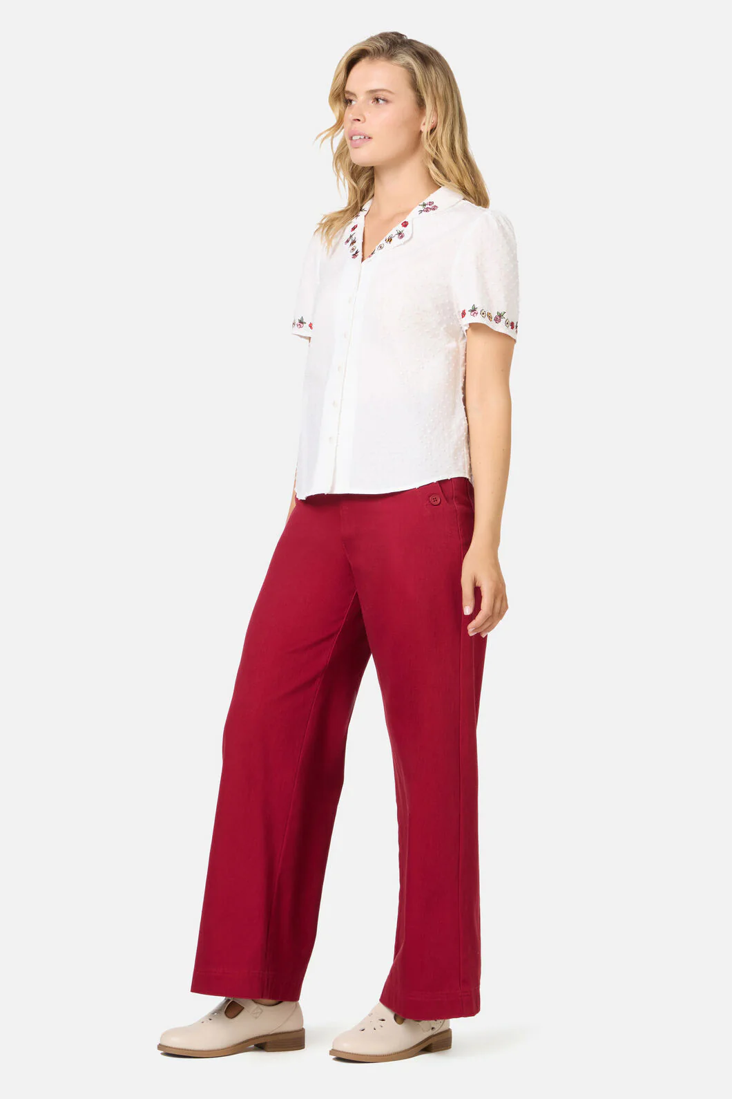 Libby Bee Embroidered Blouse - Image 4