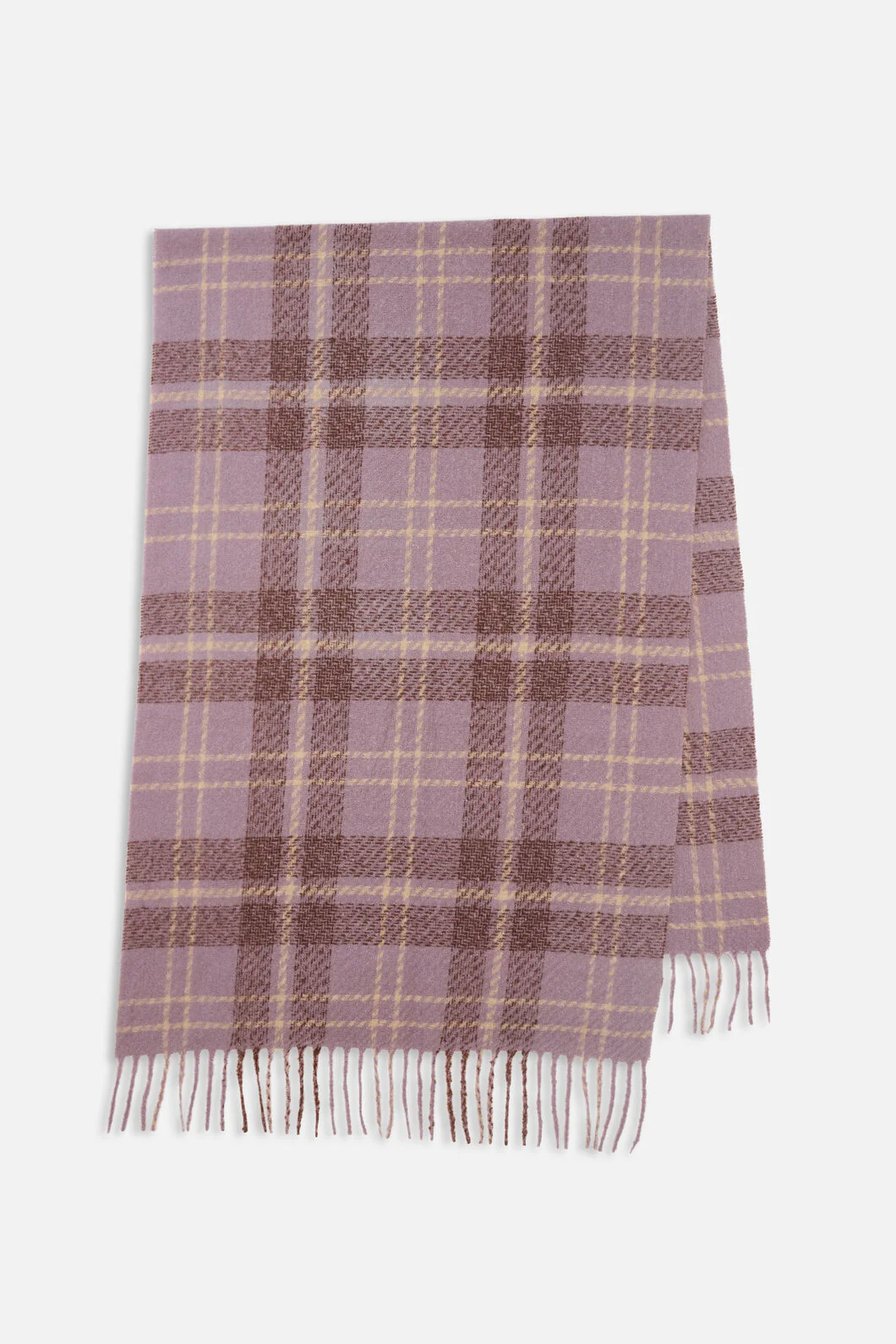 Lilac Check Scarf