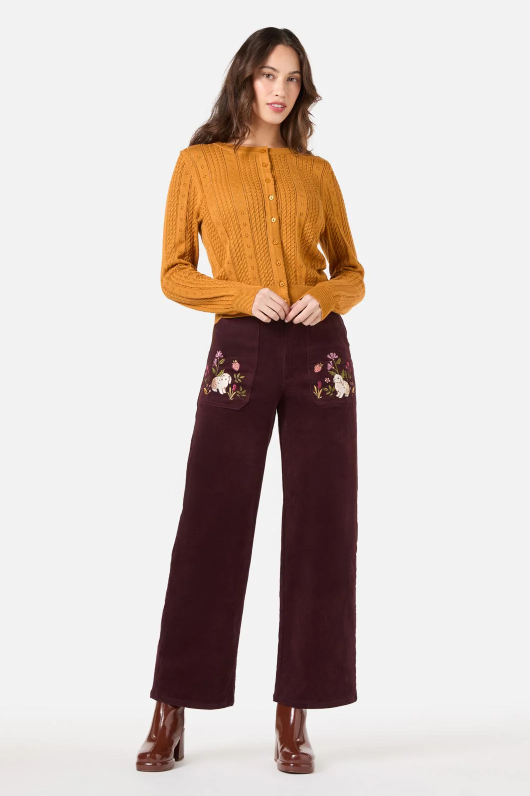 Lisa Pointelle Cardigan - Image 2