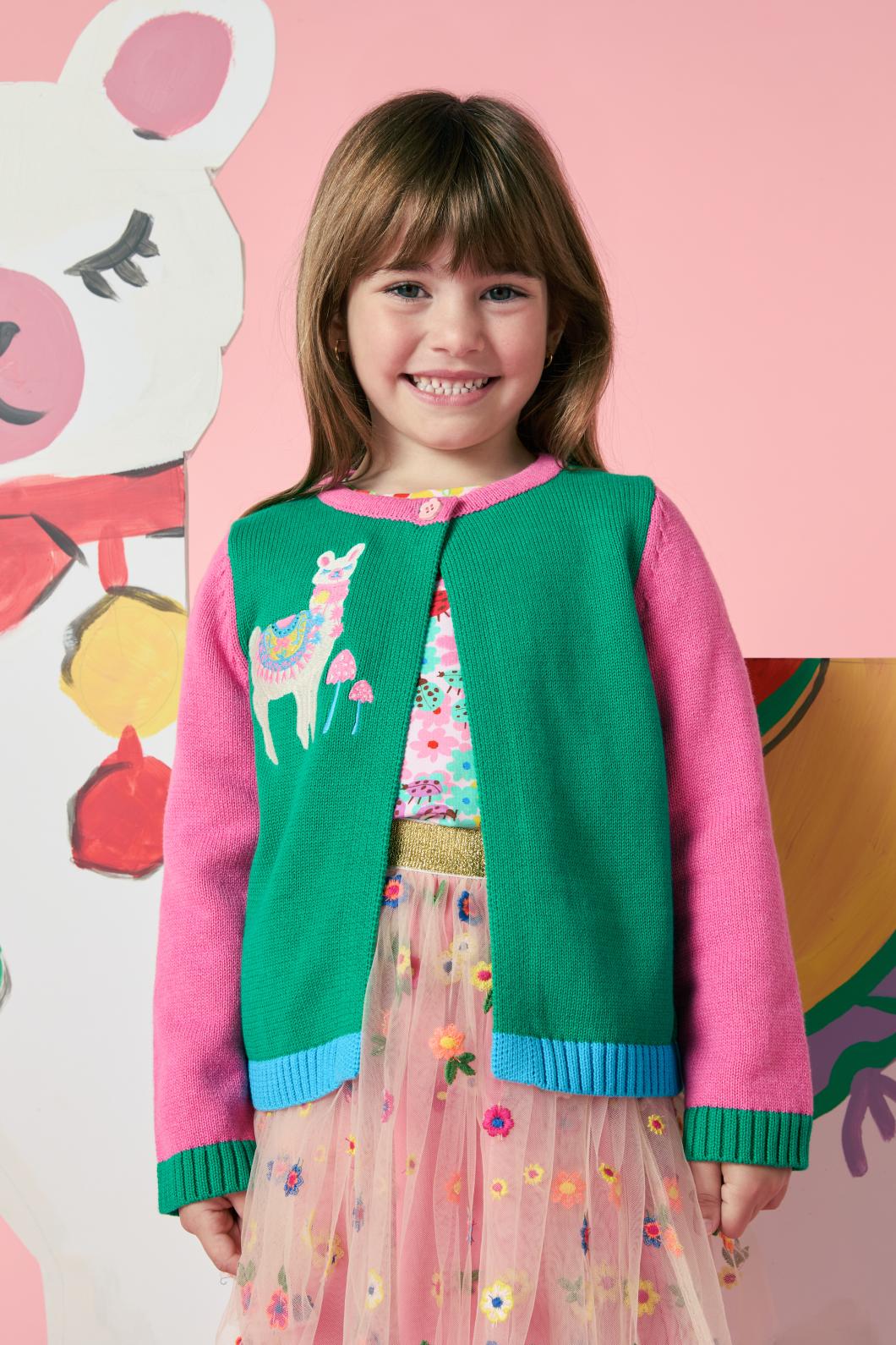 Llama Kids Cardigan - Image 4