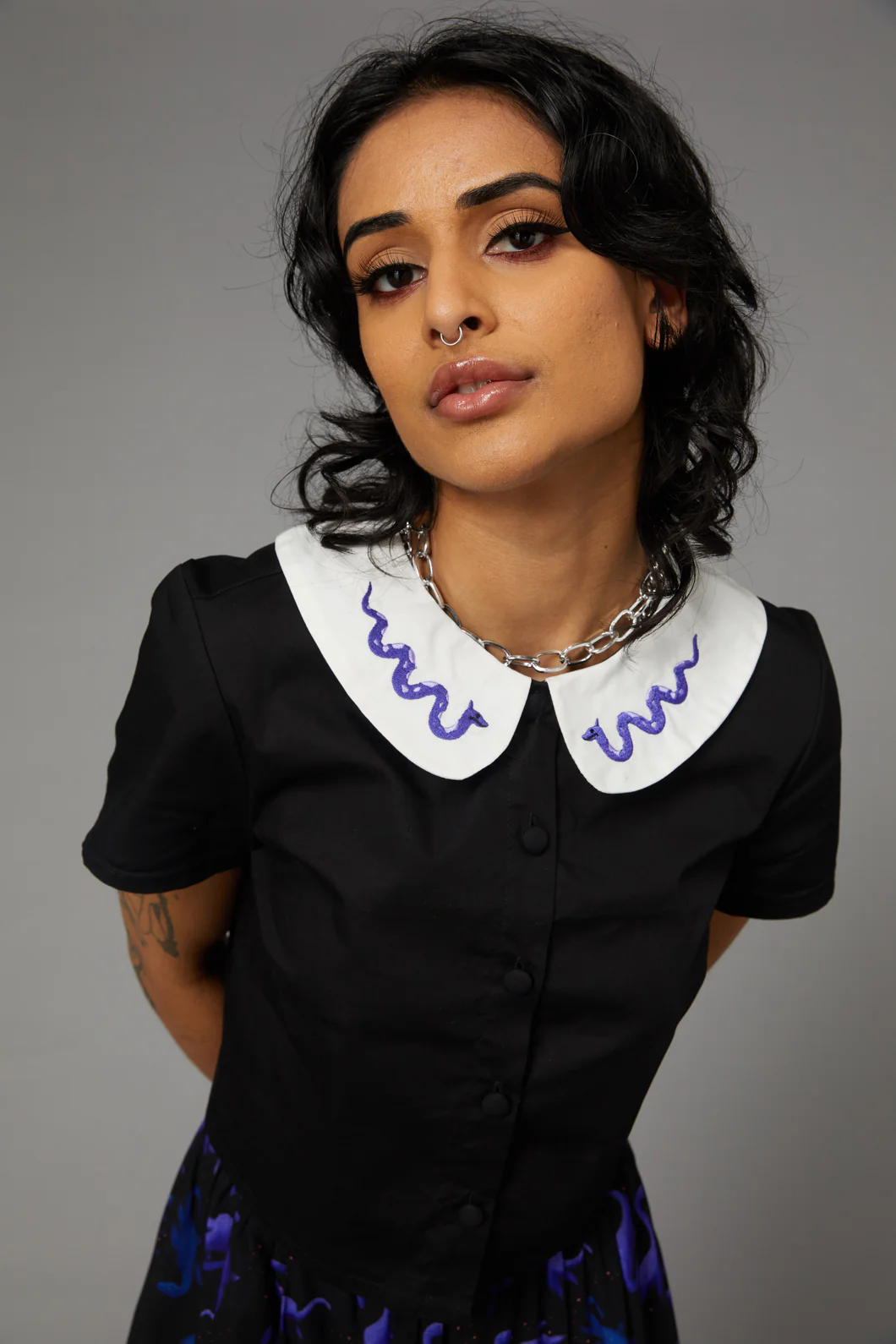 Loch Ness Embroidered Blouse - Image 10