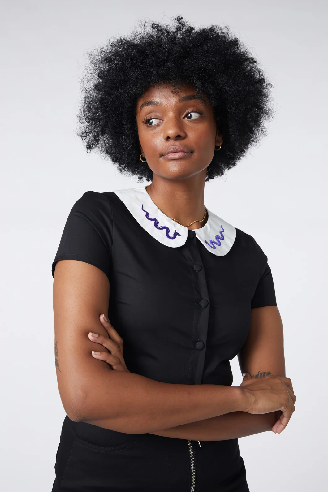 Loch Ness Embroidered Blouse - Image 4