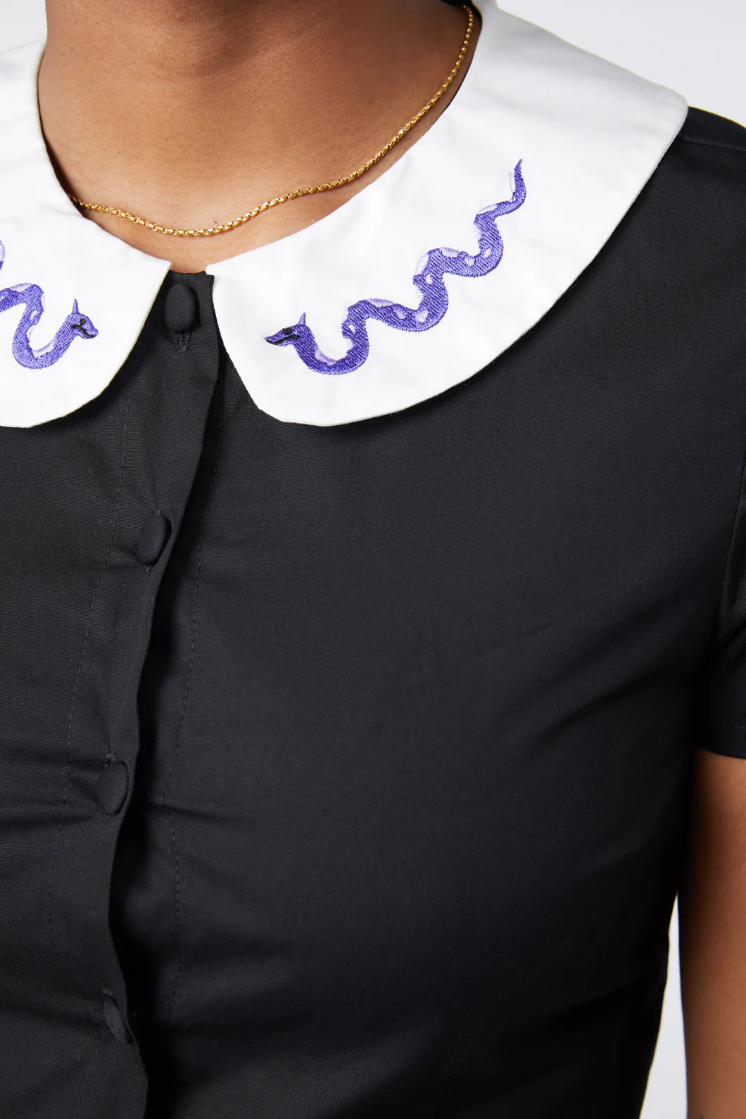 Loch Ness Embroidered Blouse - Image 9