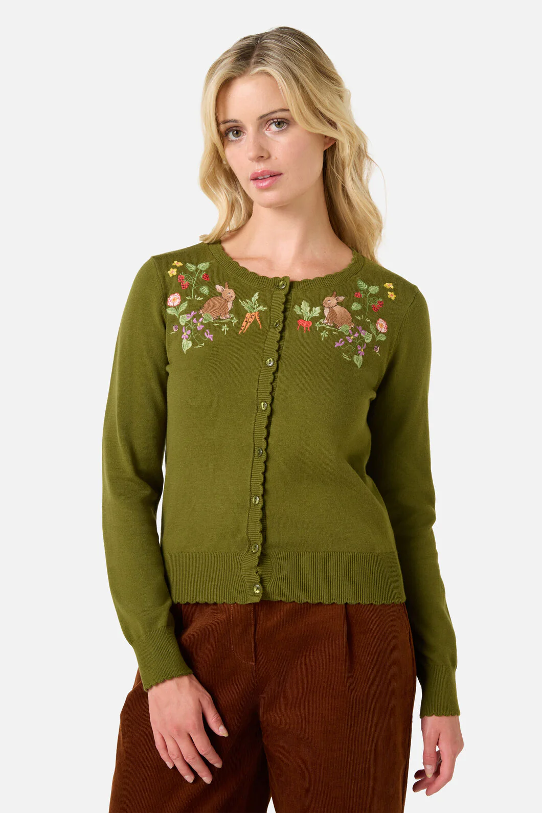 Lola Rabbit Emb Cardigan