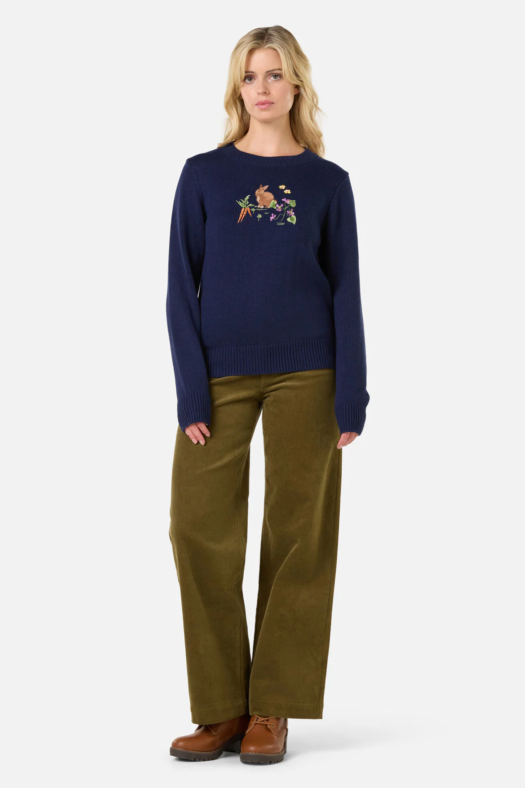 Lola Rabbit Embroidered Jumper - Image 2