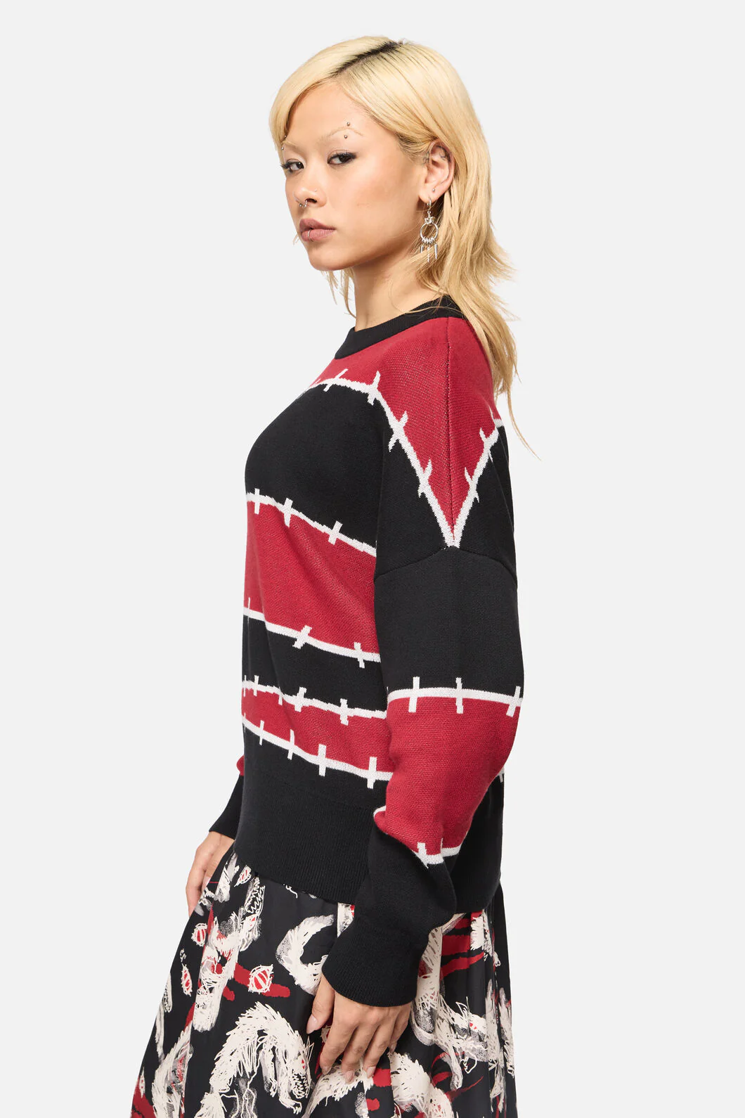 Louve Knitted Oversize Jumper - Image 2