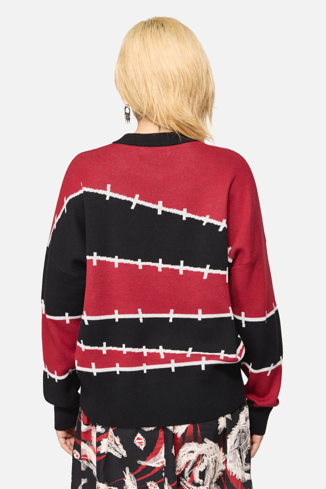 Louve Knitted Oversize Jumper - Image 3