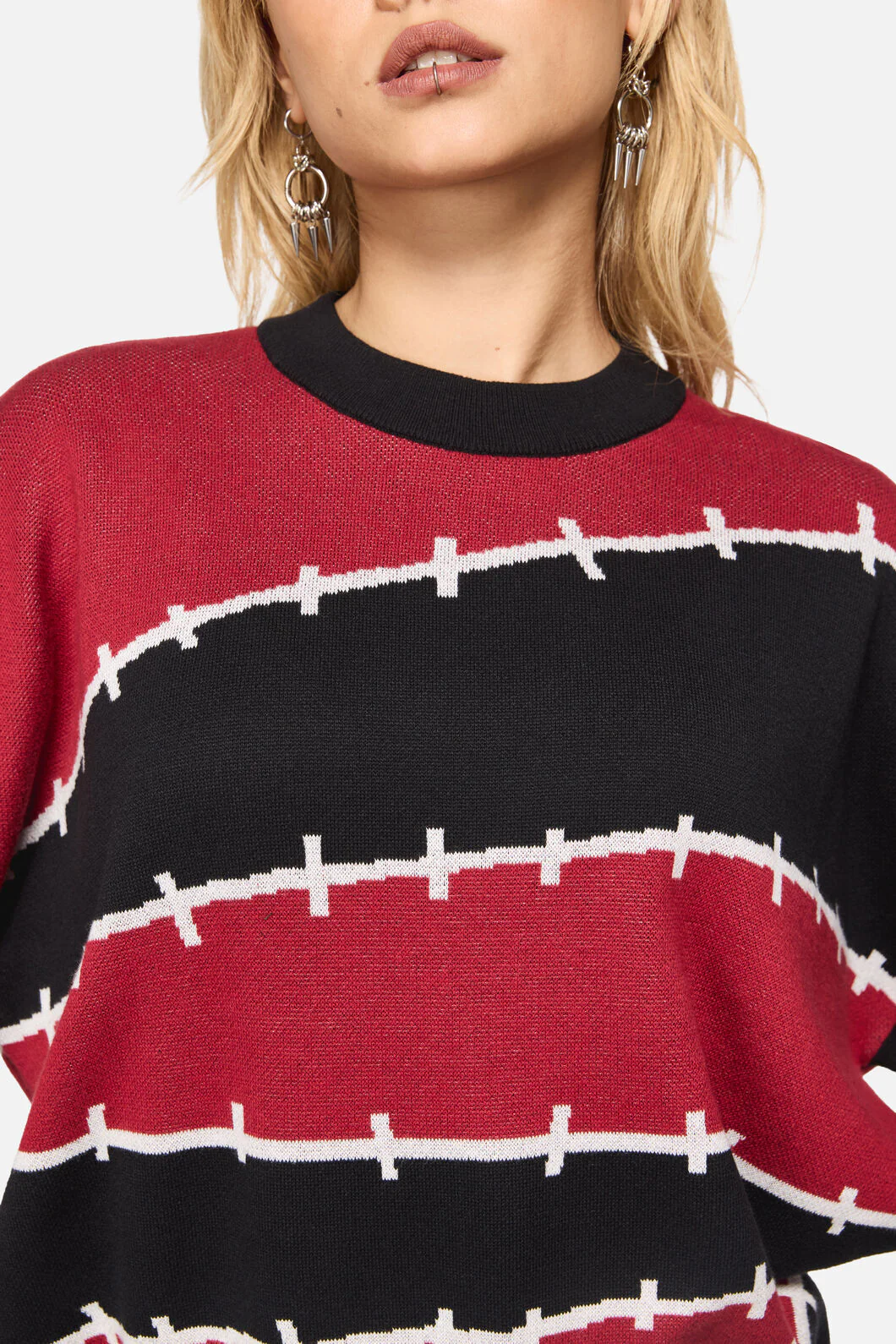 Louve Knitted Oversize Jumper - Image 5