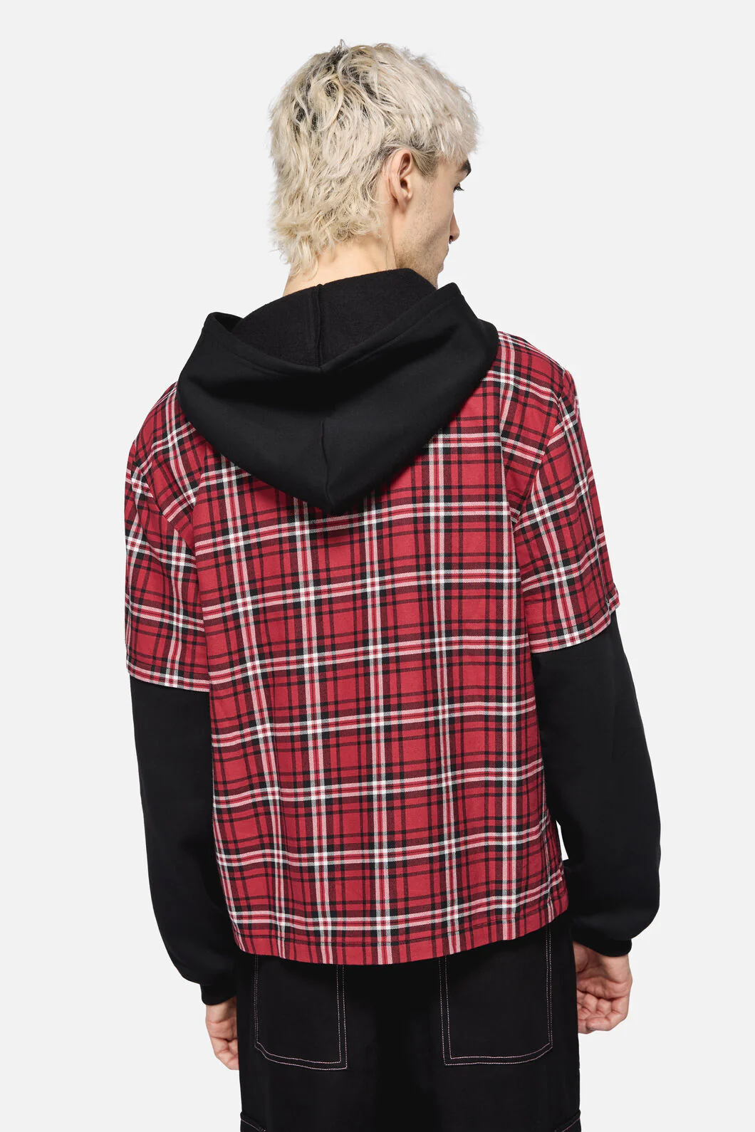 Louve Tartan Hoodie - Image 3