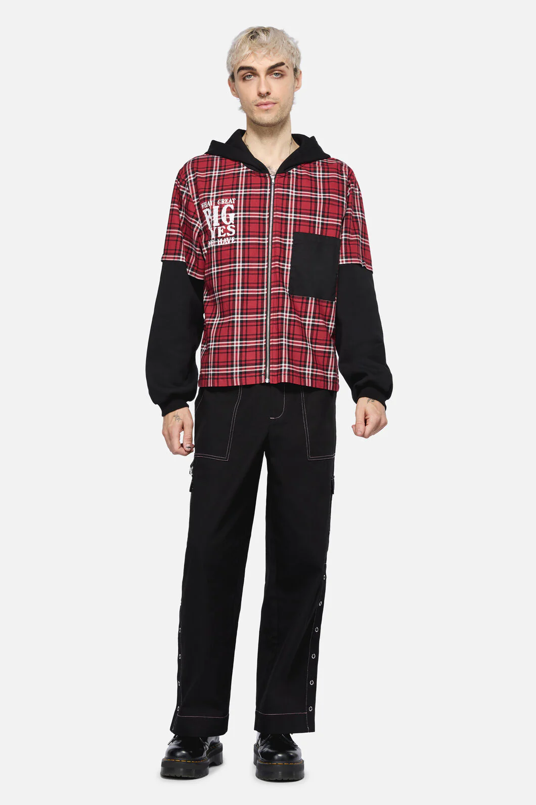 Louve Tartan Hoodie - Image 6