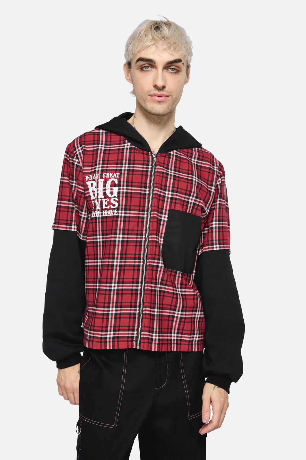 Louve Tartan Hoodie - Image 7