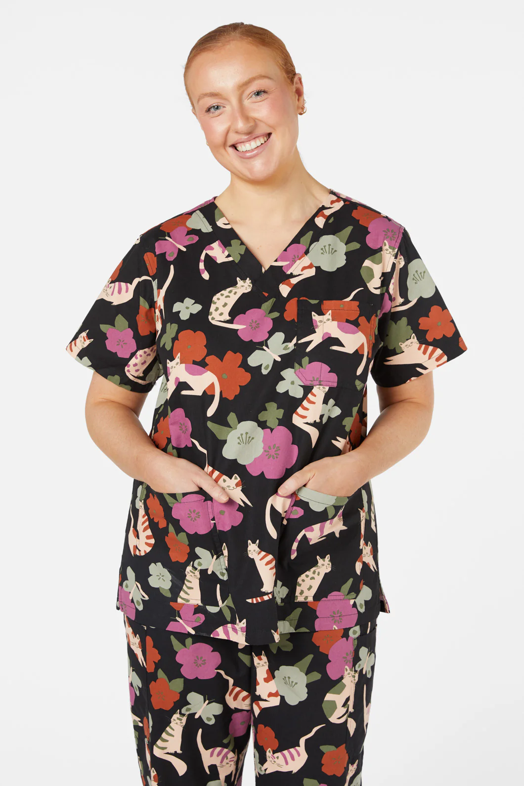 Love Cats Scrub Set - Image 2