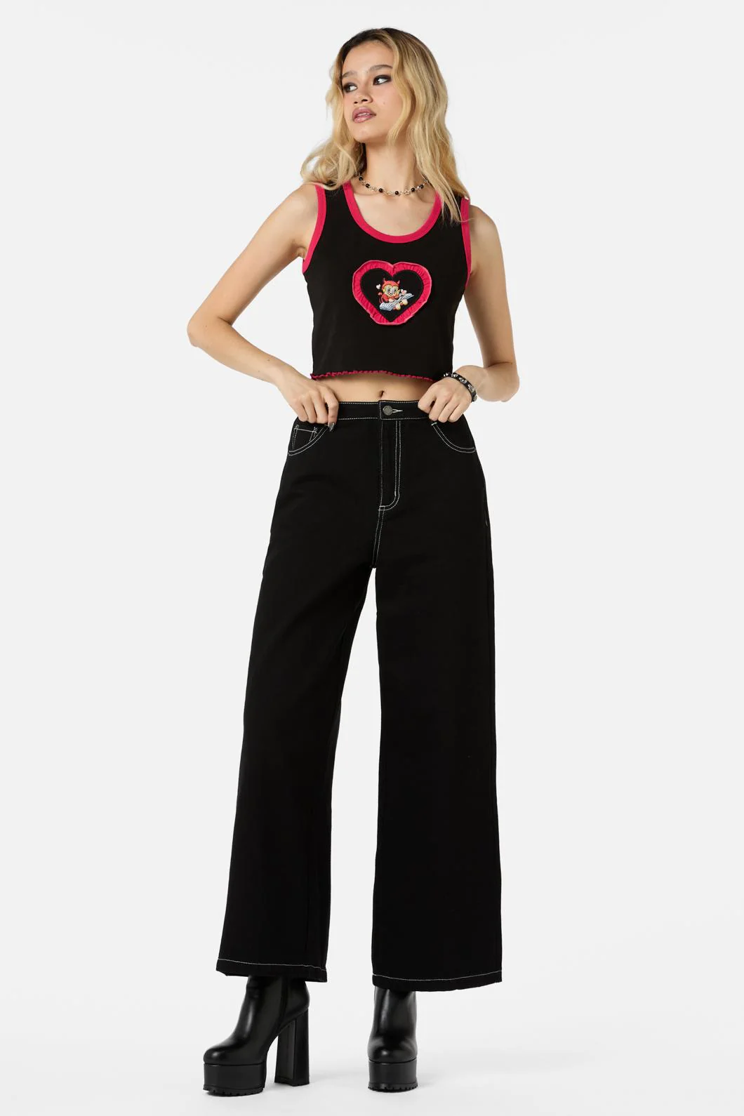 Love Letter Frill Heart Tank - Image 2