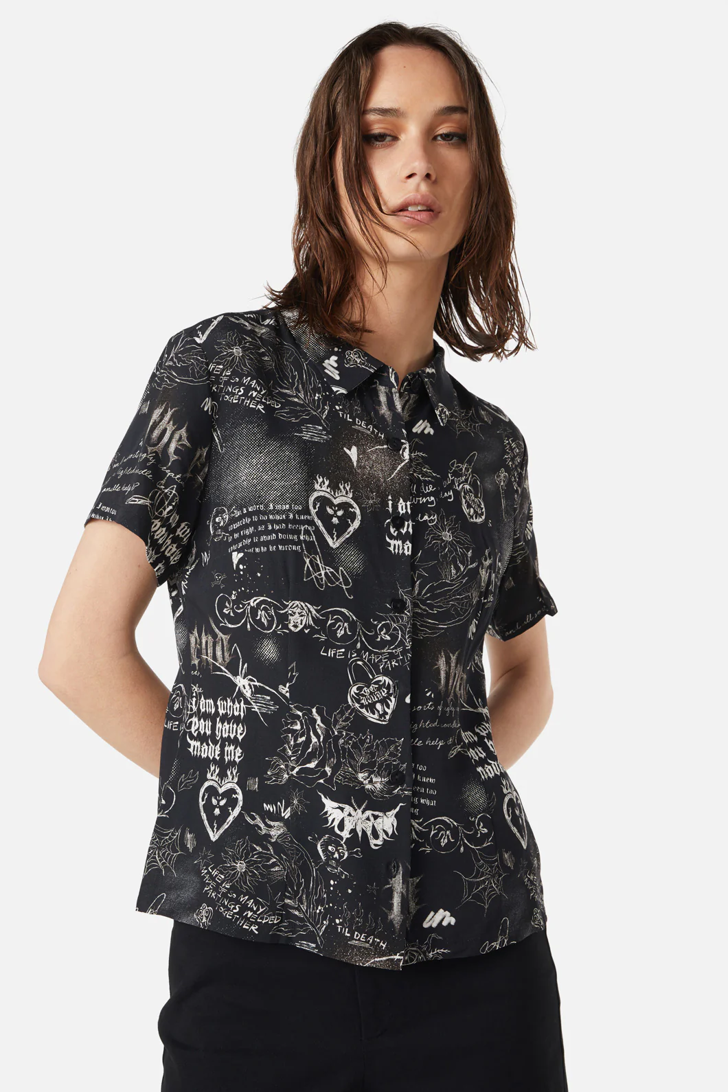 Lover's Departure Printed Blouse - Image 2