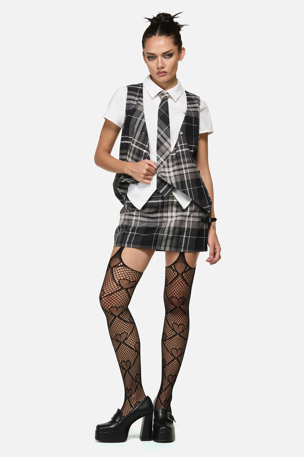 Lovett Tartan Goth Vest - Image 6