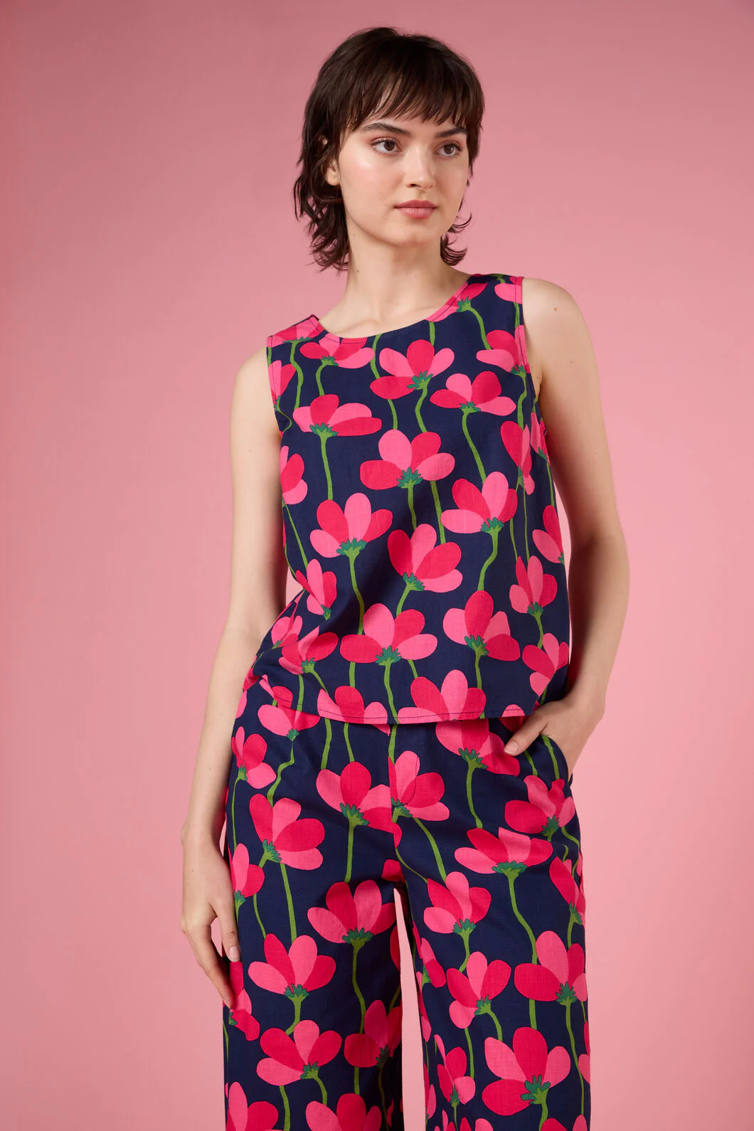 Lulu Flower Shell Top - Image 3