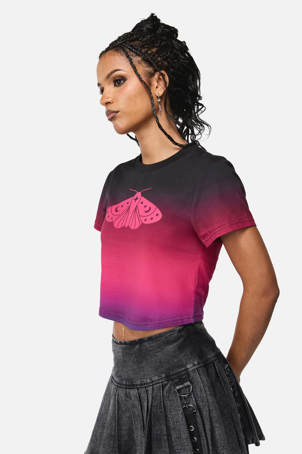 Luna Goth Baby Tee - Image 2