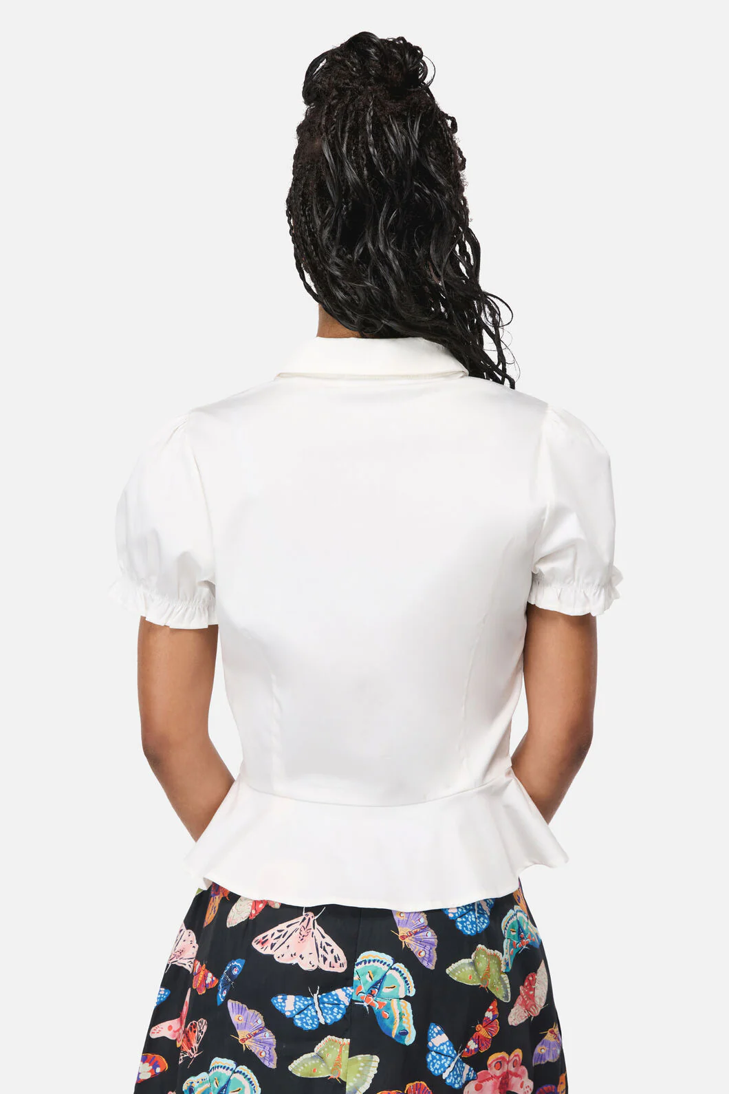 Luna Peplum Blouse - Image 3