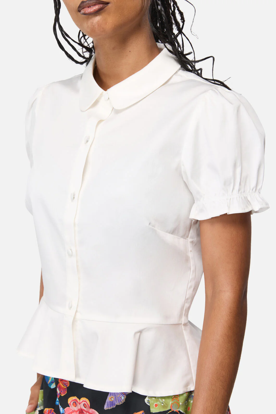 Luna Peplum Blouse - Image 5