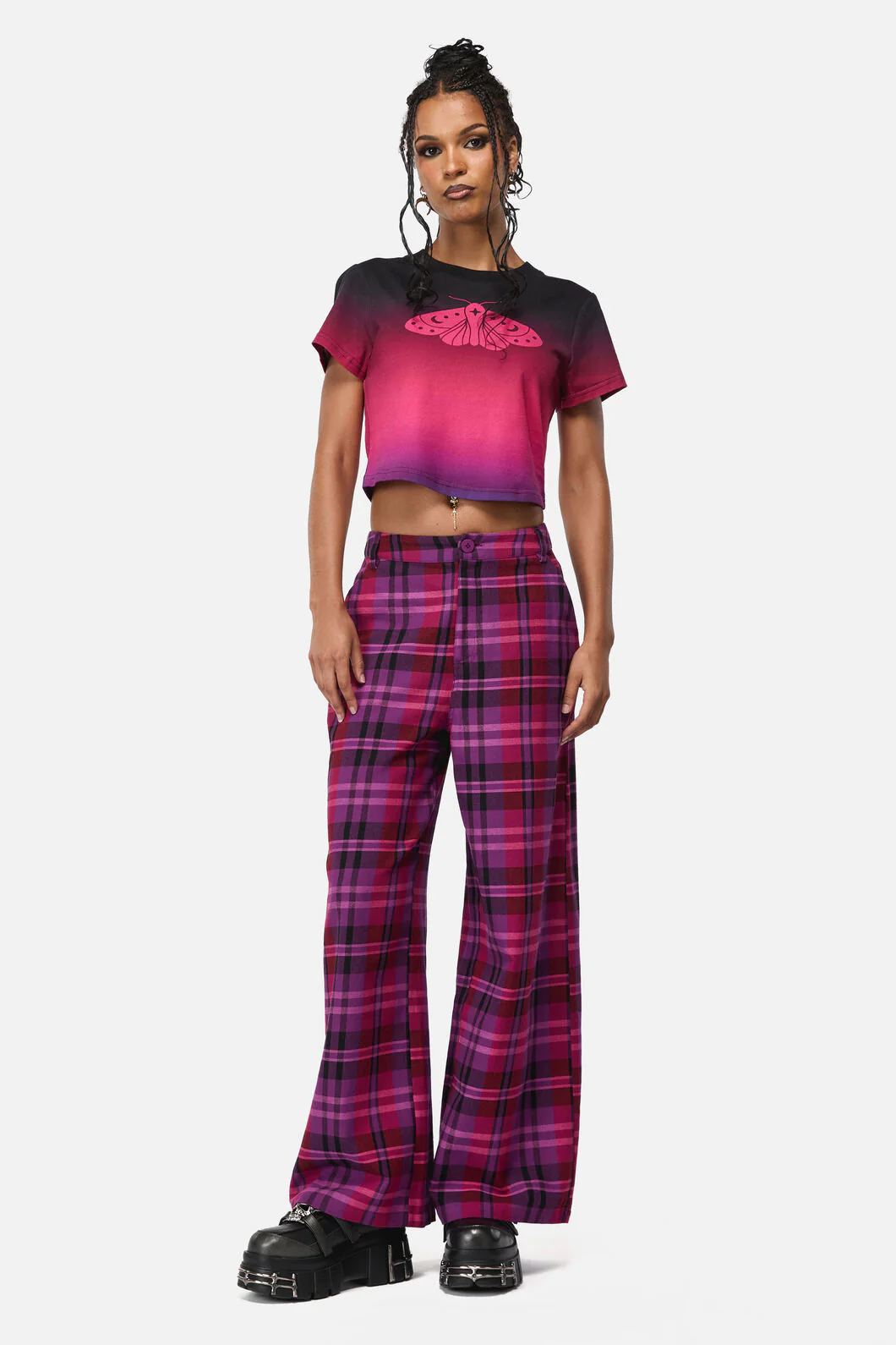 Luna Wide Leg Goth Pant