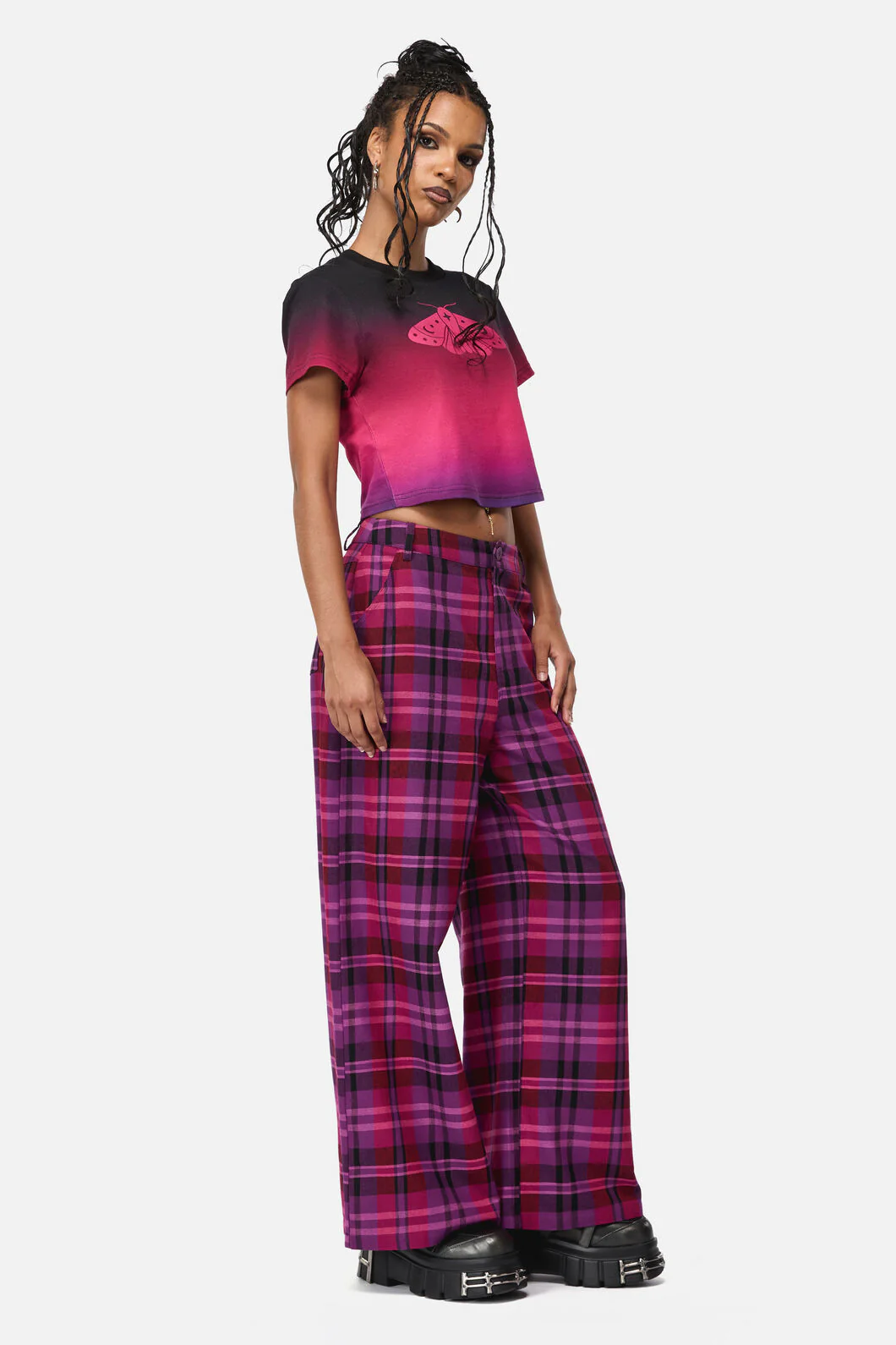 Luna Wide Leg Goth Pant - Image 3
