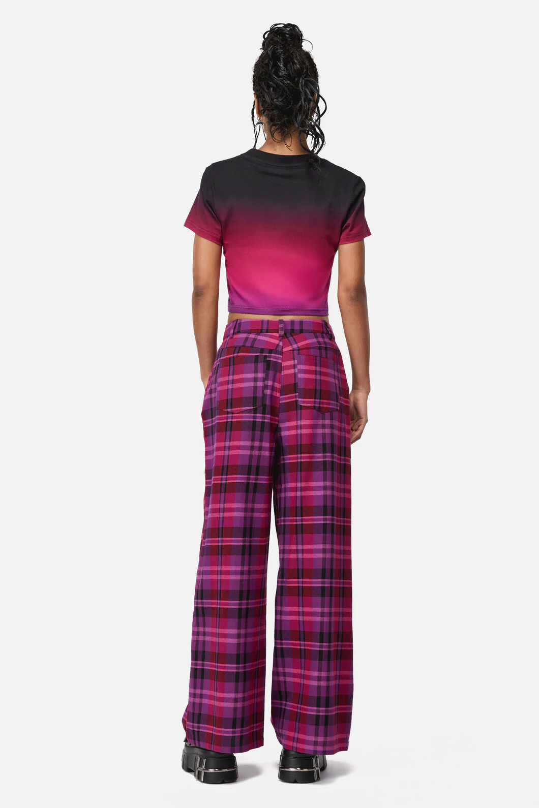 Luna Wide Leg Goth Pant - Image 4