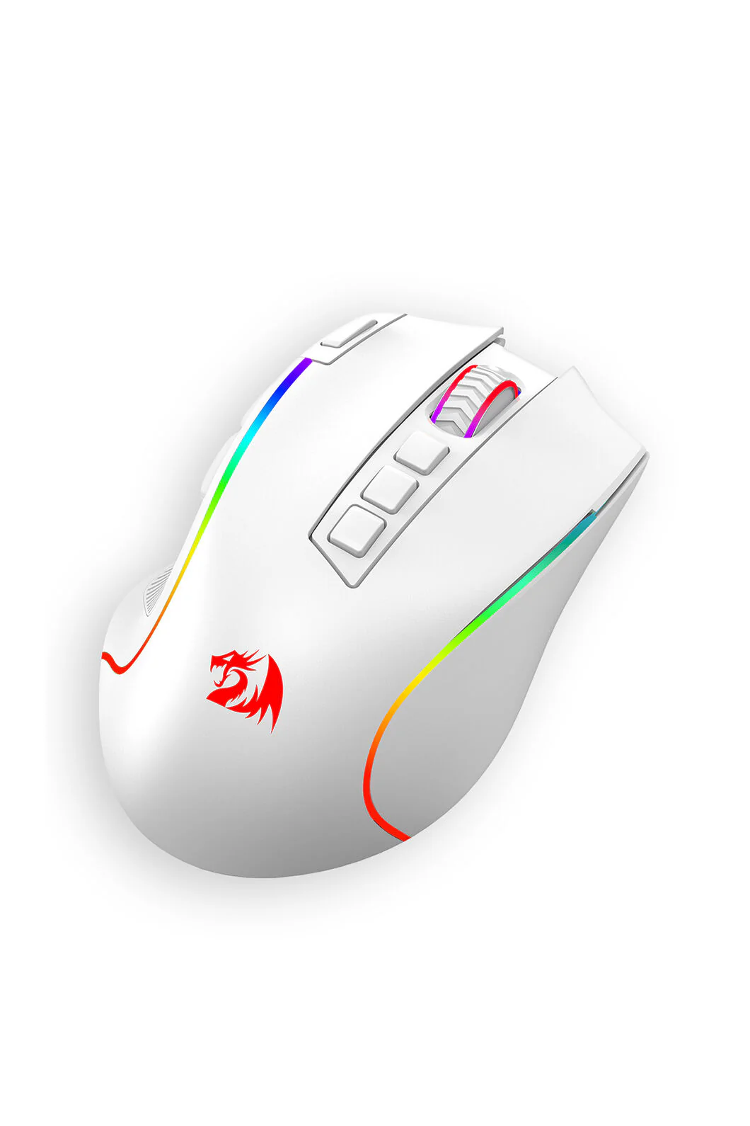 Redragon M612-PRO Predator White Tri-Mode Wireless RGB Gaming Mouse - Image 5