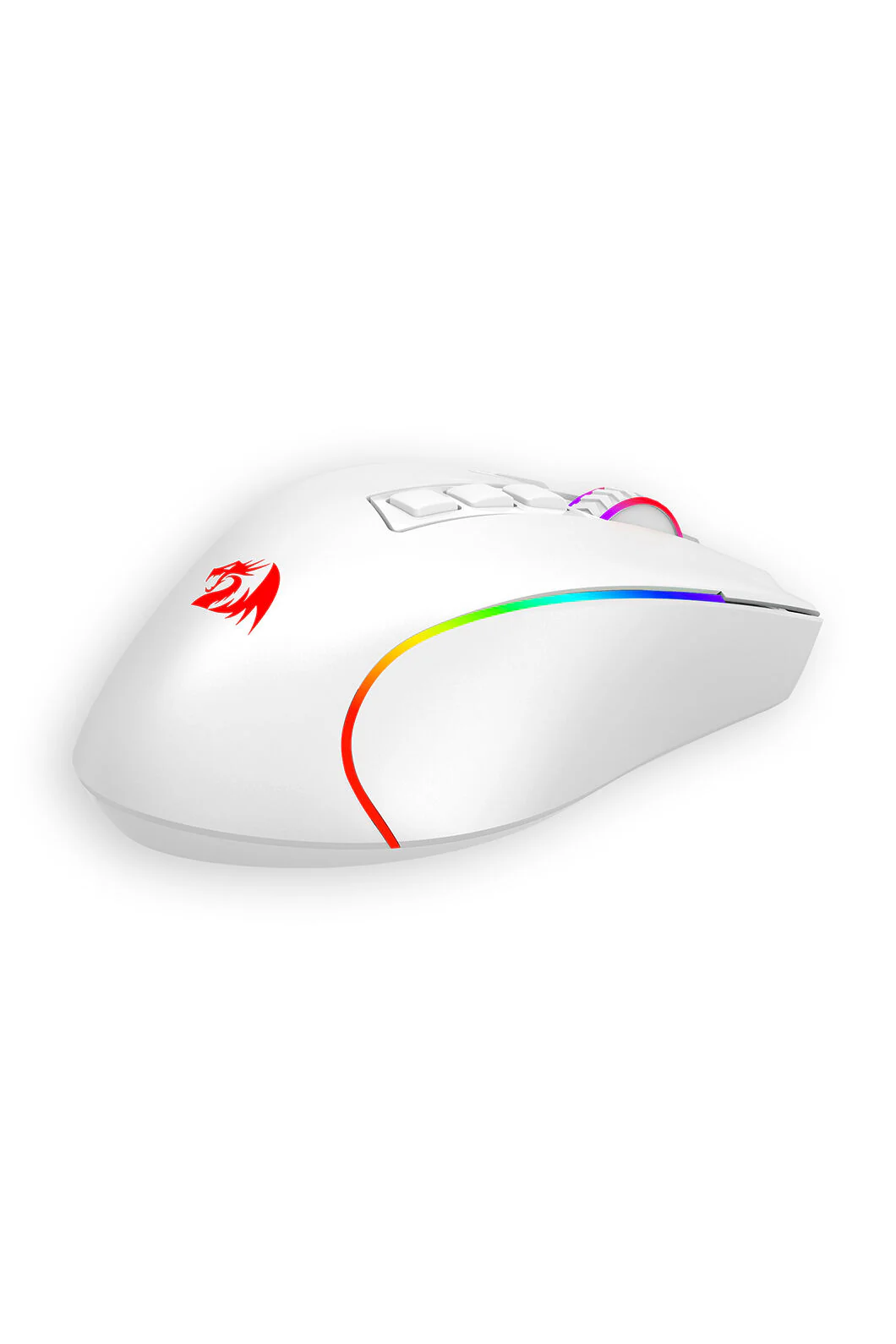 Redragon M612-PRO Predator White Tri-Mode Wireless RGB Gaming Mouse - Image 6
