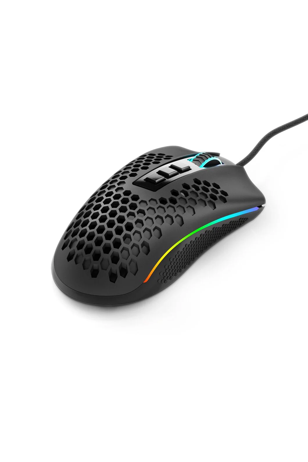 Redragon Storm M808-RGB Black Lightweight Honeycomb 12400 DPI Gaming Mouse - Image 5