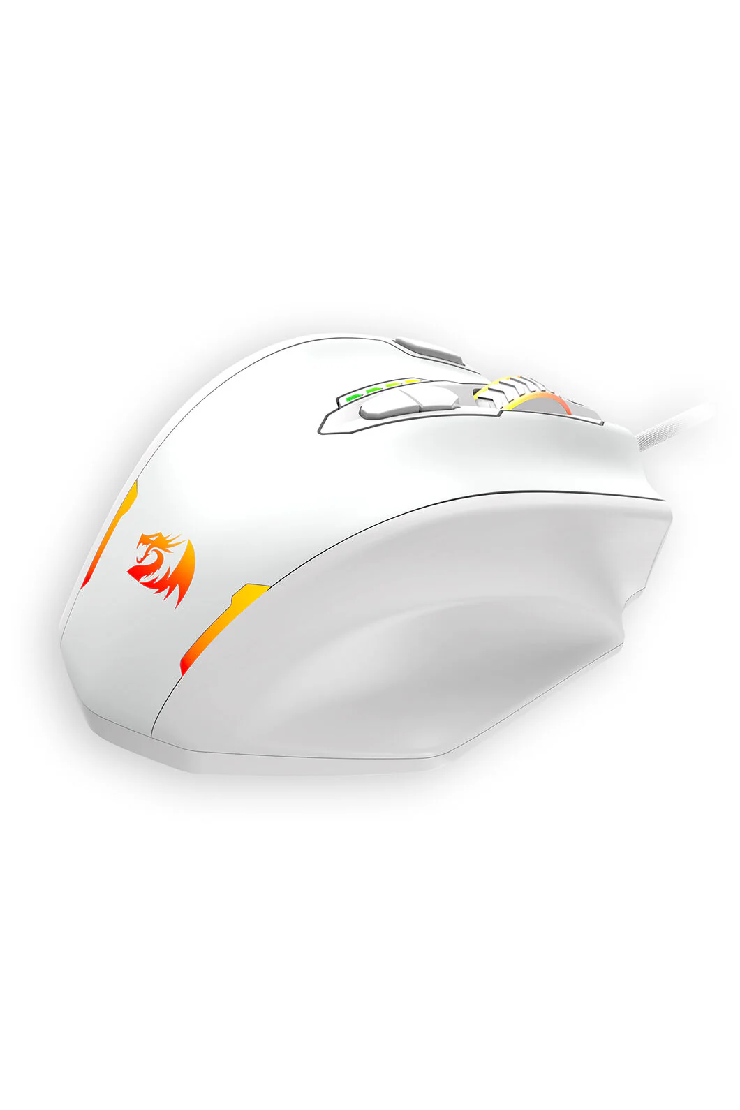Redragon M908 Impact White 12,400 DPI MMO Wired RGB Gaming Mouse - Image 6