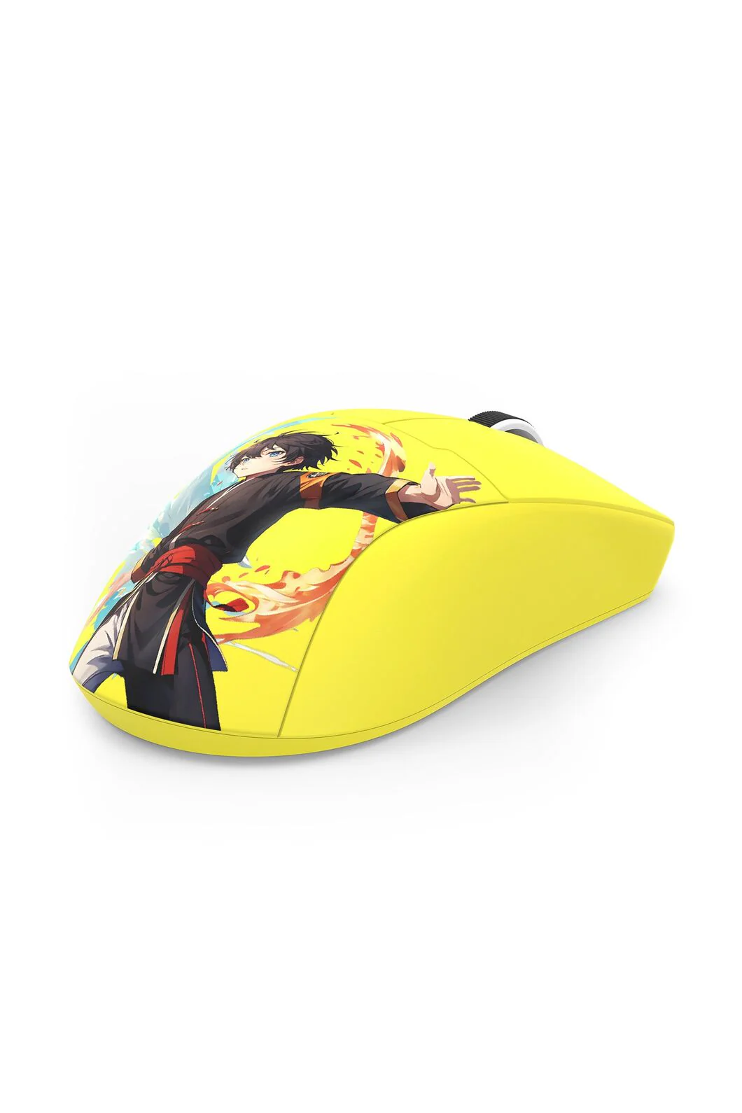 Redragon M918AKB K1ng Max Yellow Cartoon Ultra-Light Tri-Mode Gaming Mouse - Image 6