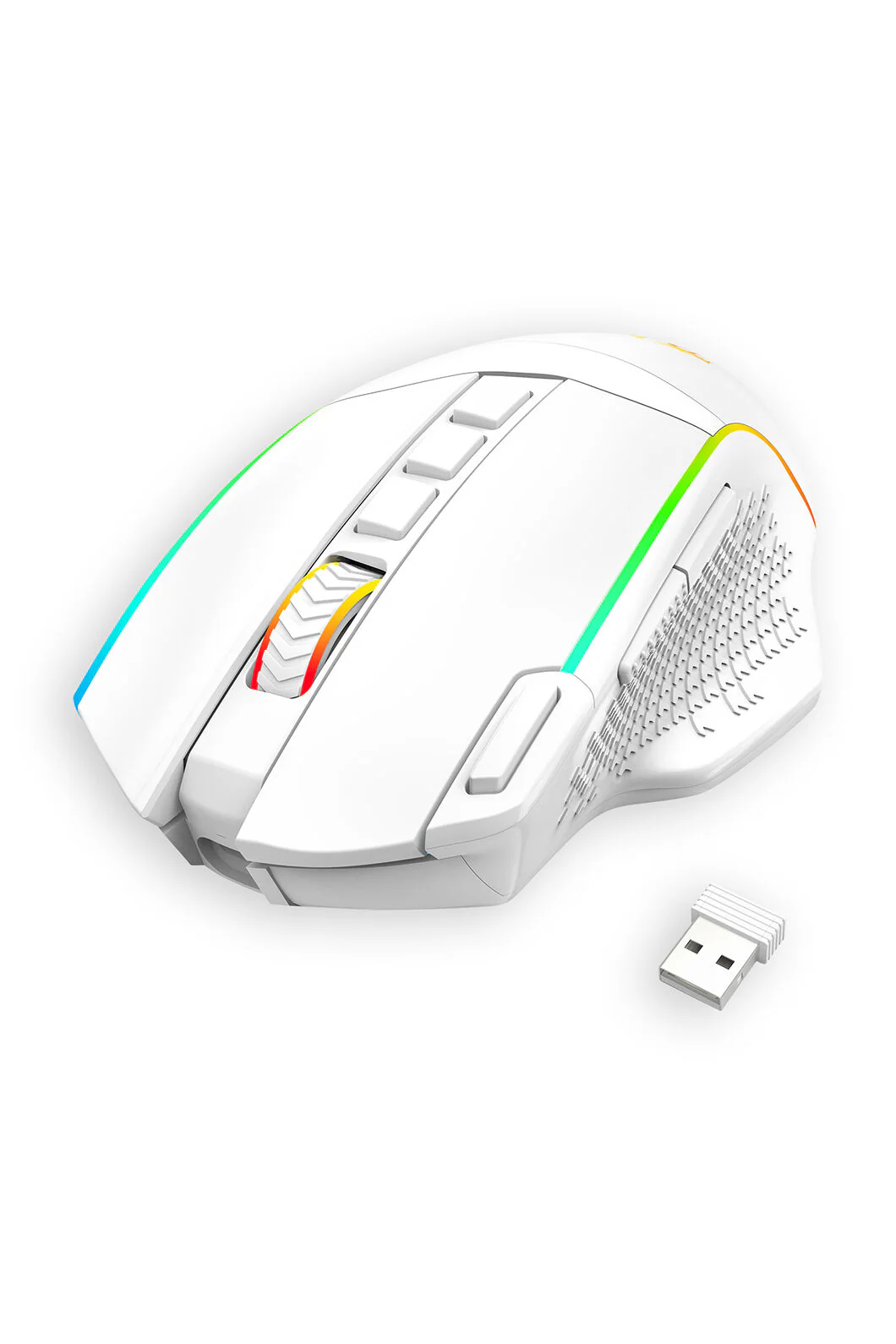 Redragon M991 White Tri-Mode Wireless 26K DPI Mechanical Gaming Mouse - Image 2