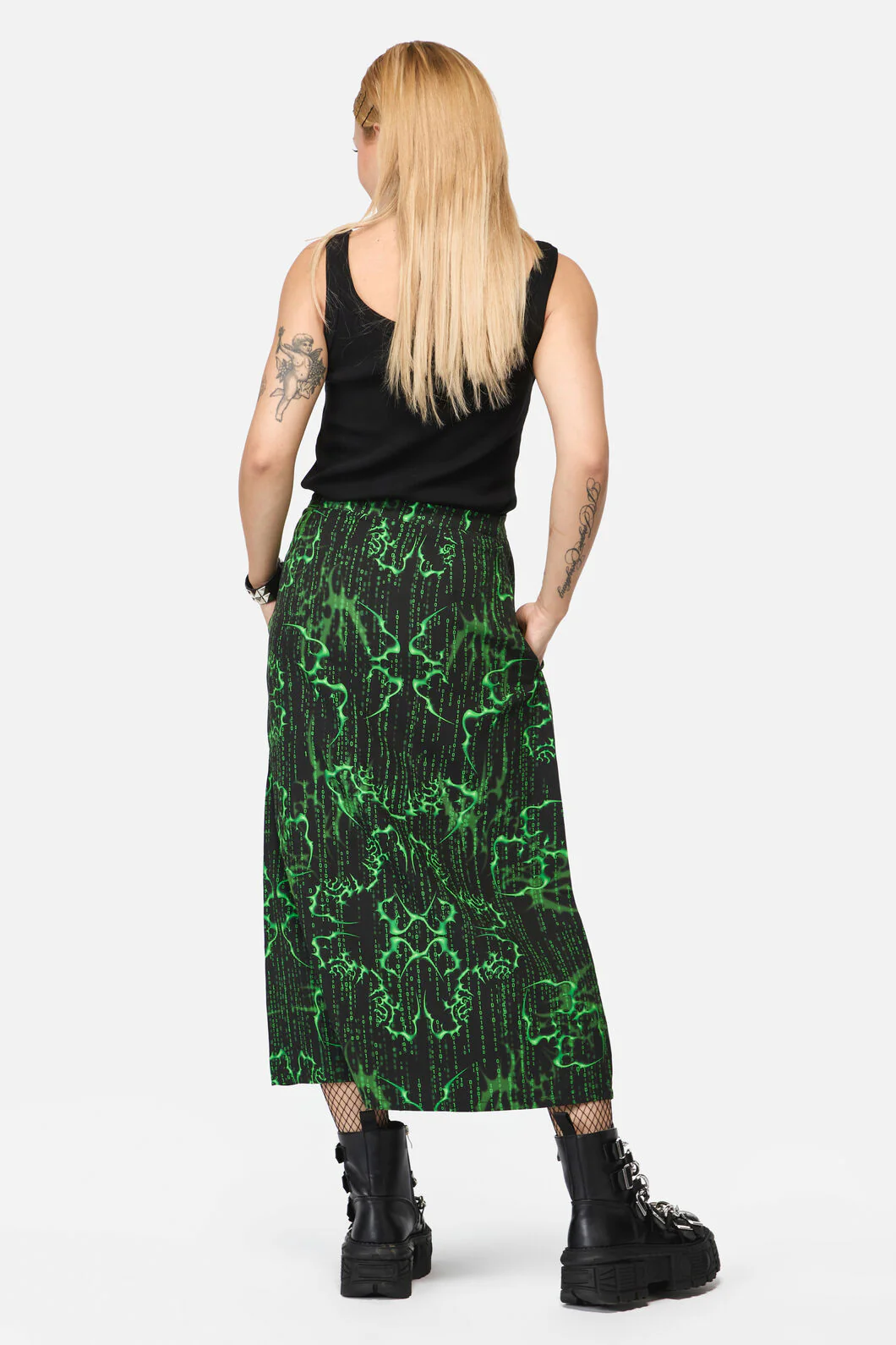 Main Frame Print Midi Skirt - Image 4