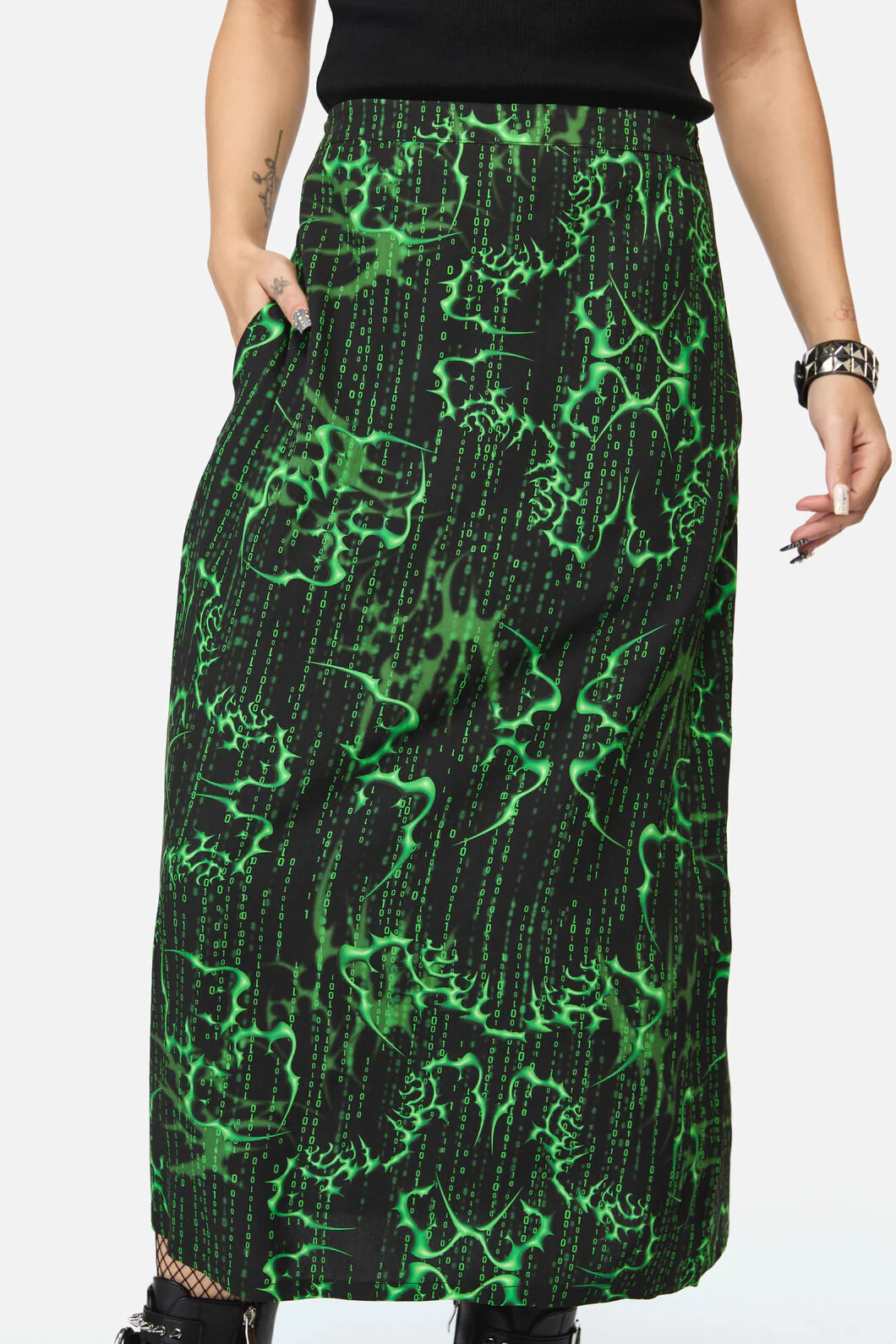 Main Frame Print Midi Skirt - Image 5