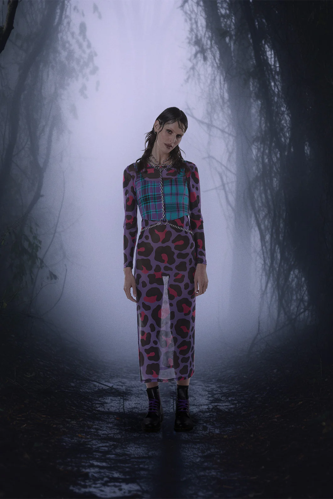 Major Meow Mesh Dress - Image 3