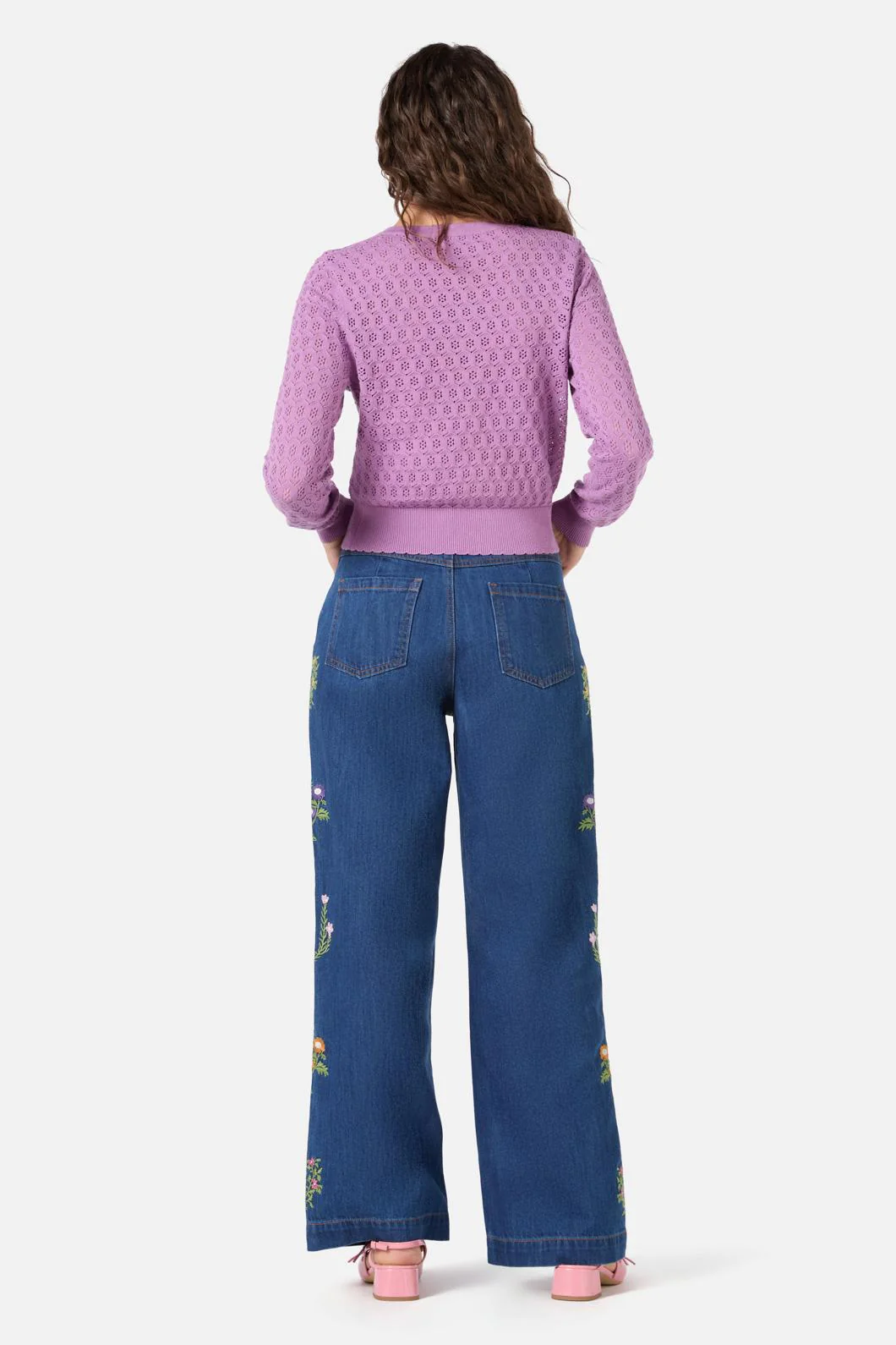 Mara Pointelle Cardigan - Image 10