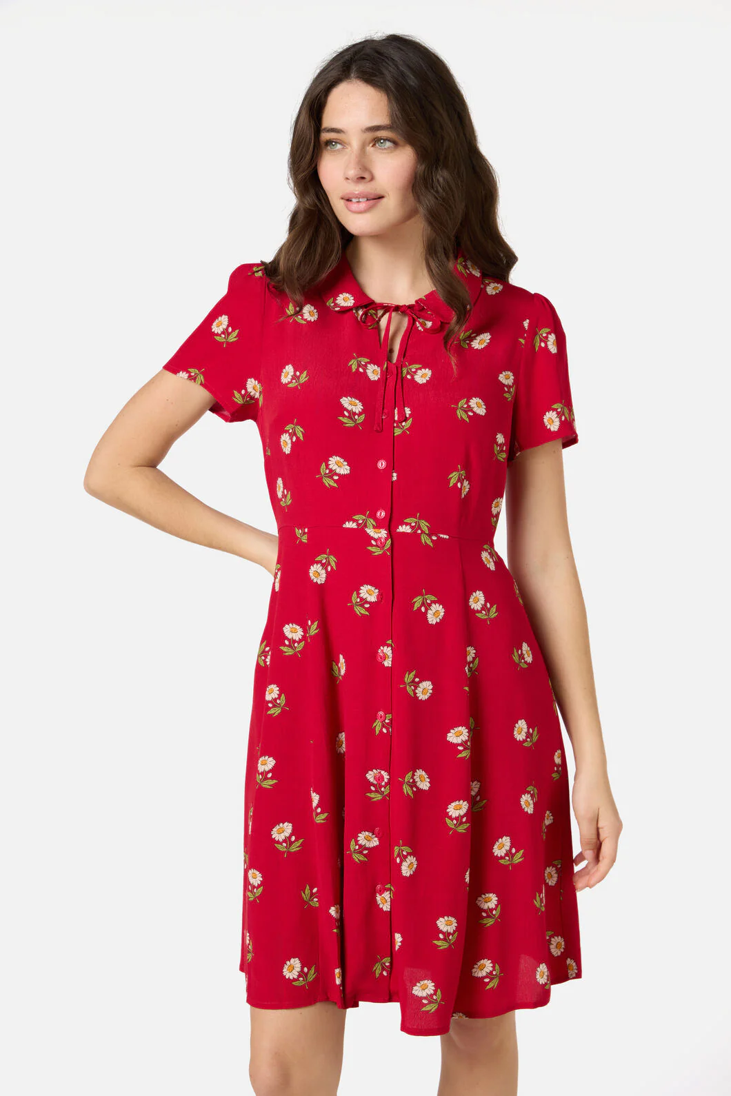 Marguerite Daisy Mini Dress - Image 2