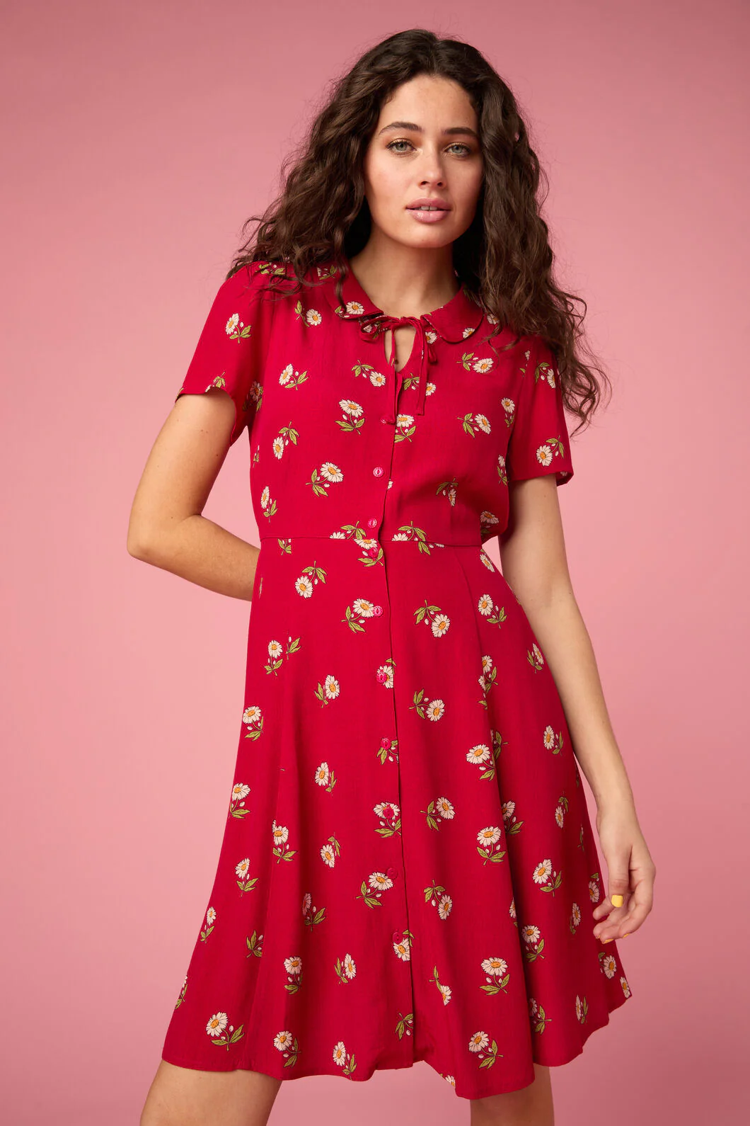 Marguerite Daisy Mini Dress - Image 3