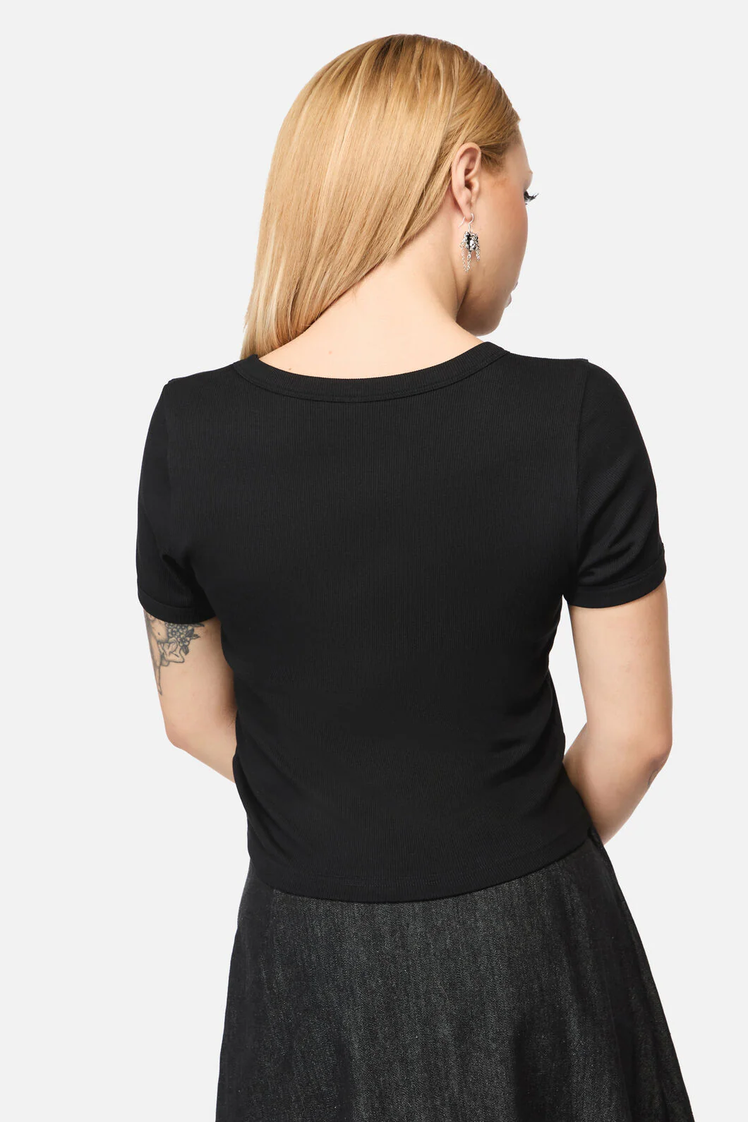Marianne Crop Print Tee - Image 3