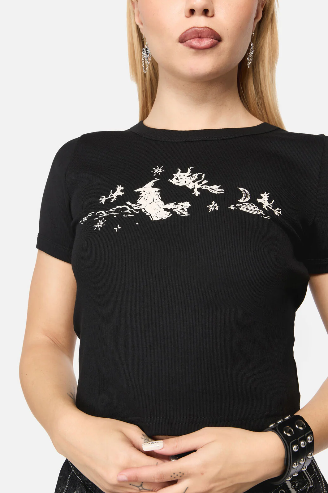 Marianne Crop Print Tee - Image 5