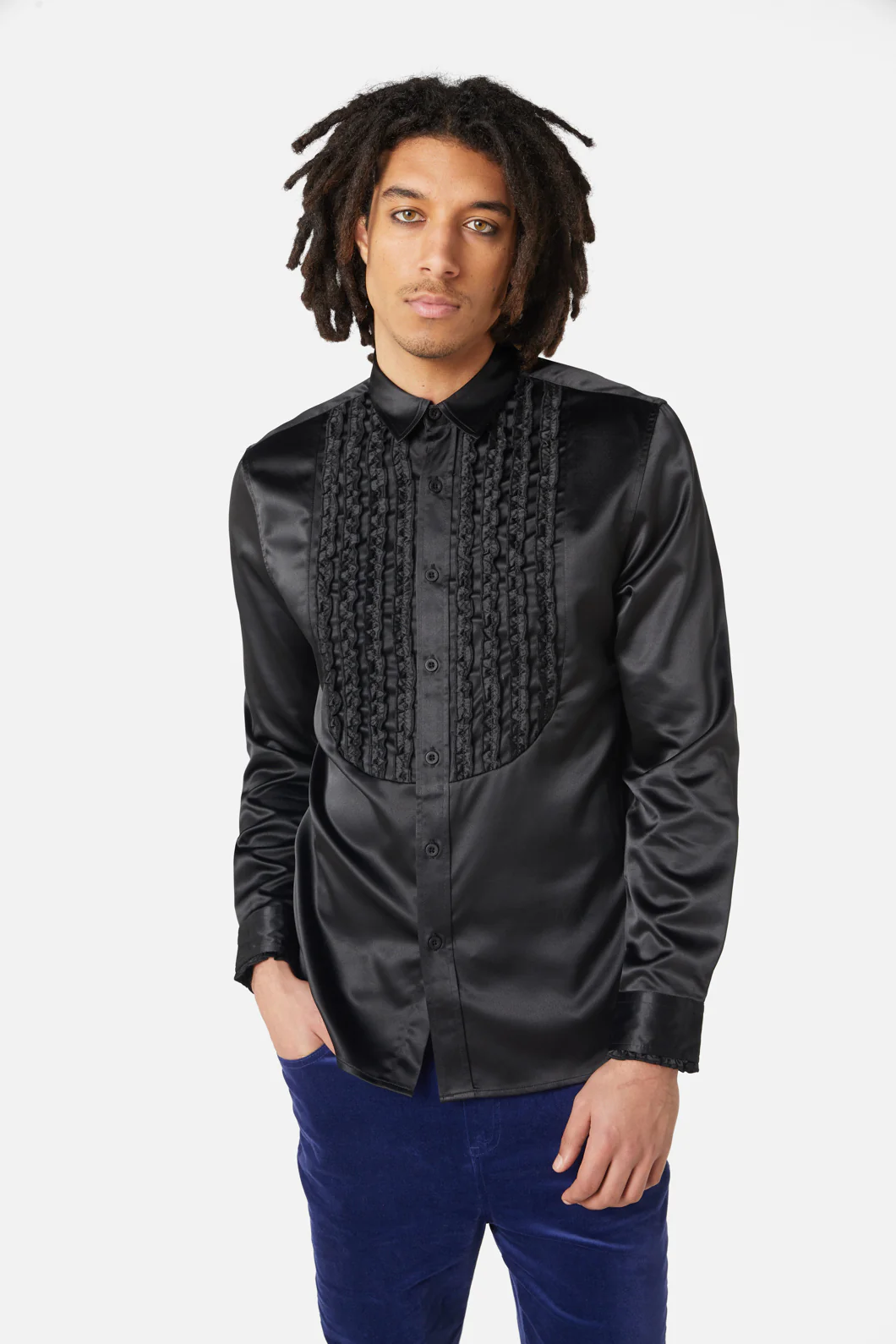 Matrimonial Tux Style Long Sleeve Shirt - Image 2