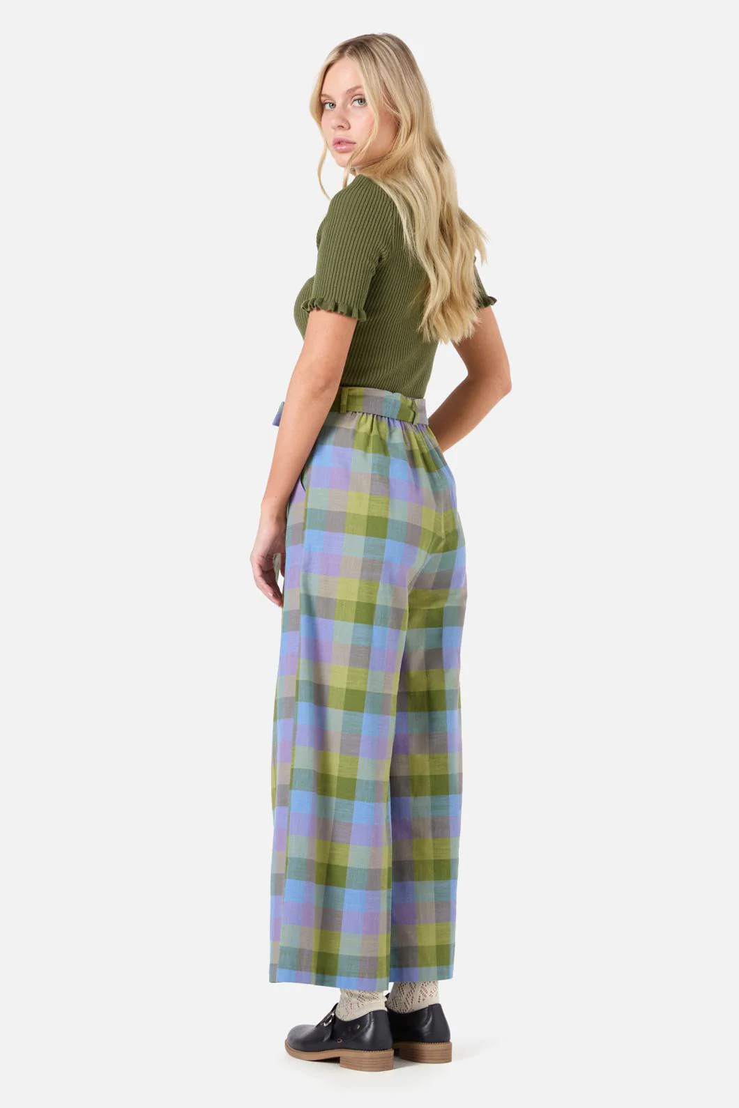 Maxine Check Culotte - Image 5