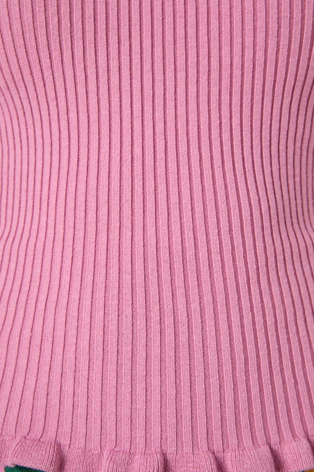 Maya Ruffle Rib Knit Top - Image 12