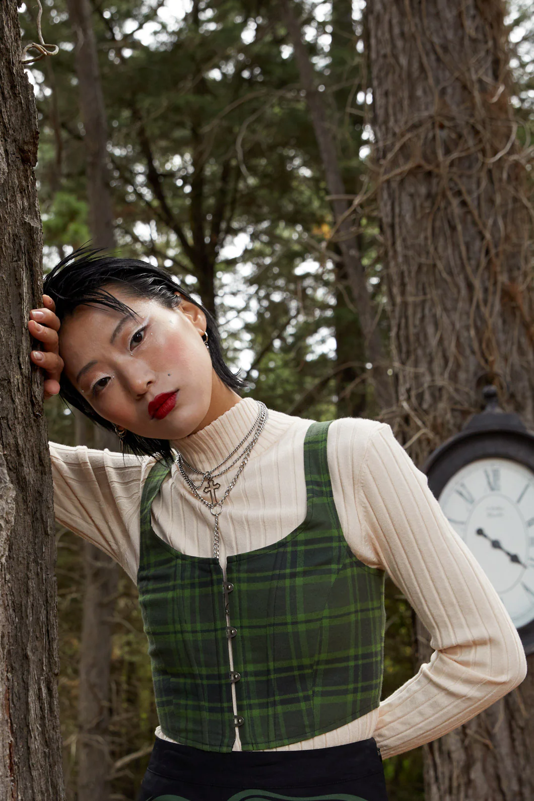 Meadow Tartan Corset - Image 3
