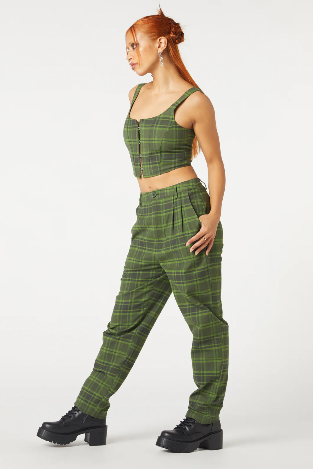 Meadow Tartan Corset - Image 4