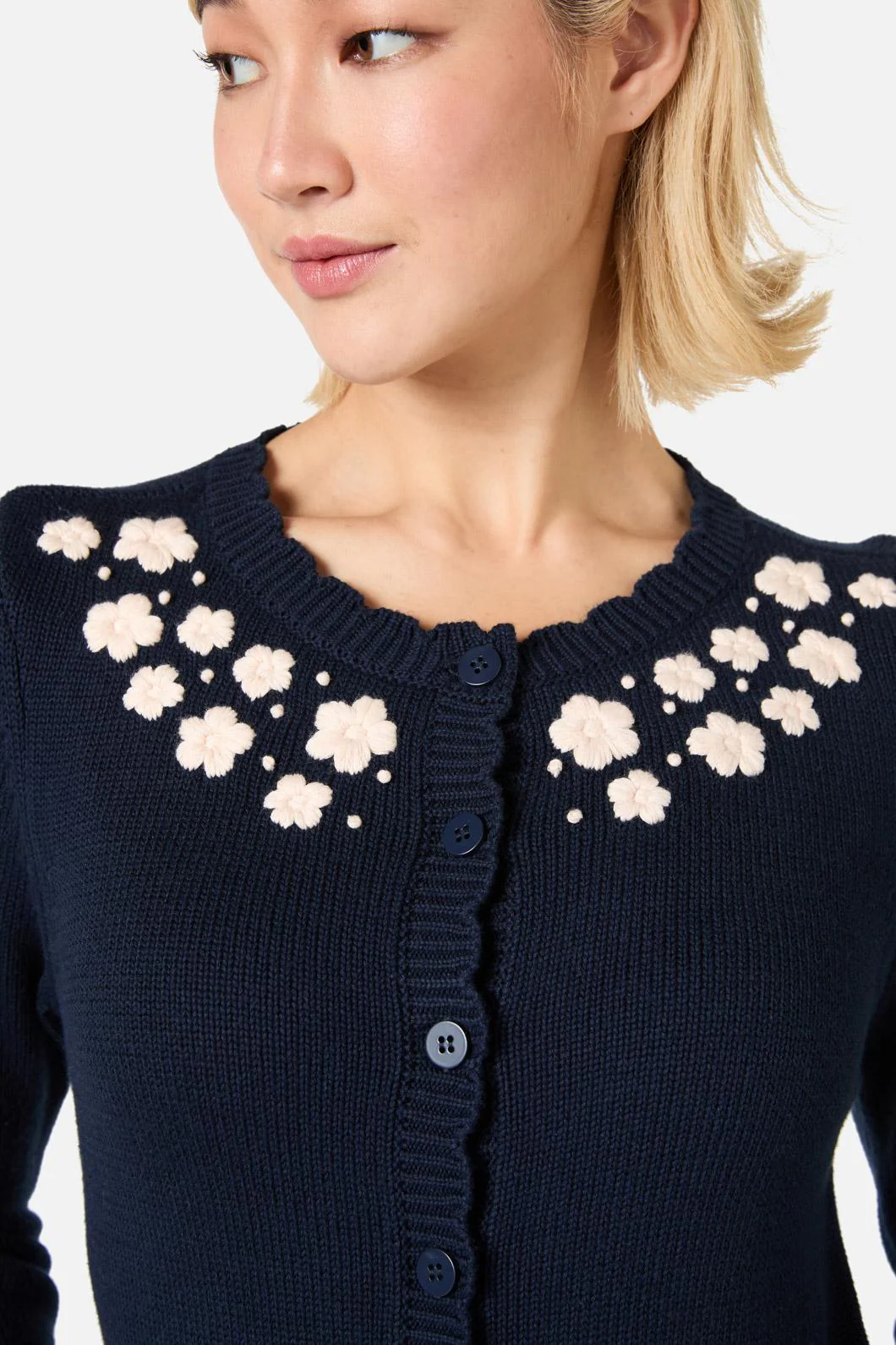 Meg Daisy Embroidered Cardigan - Image 5