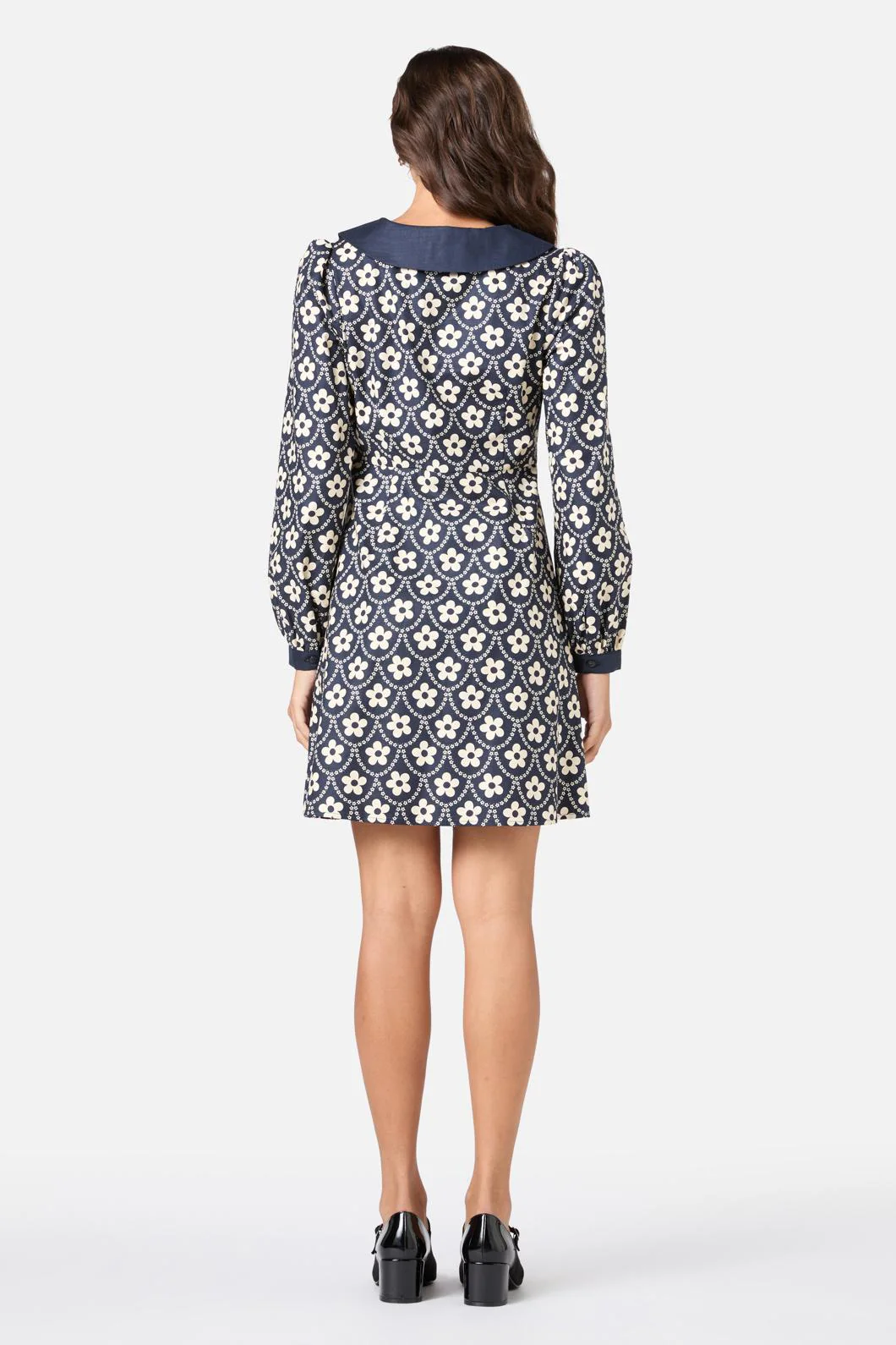 Megan Cute Collar Mini Dress - Image 9
