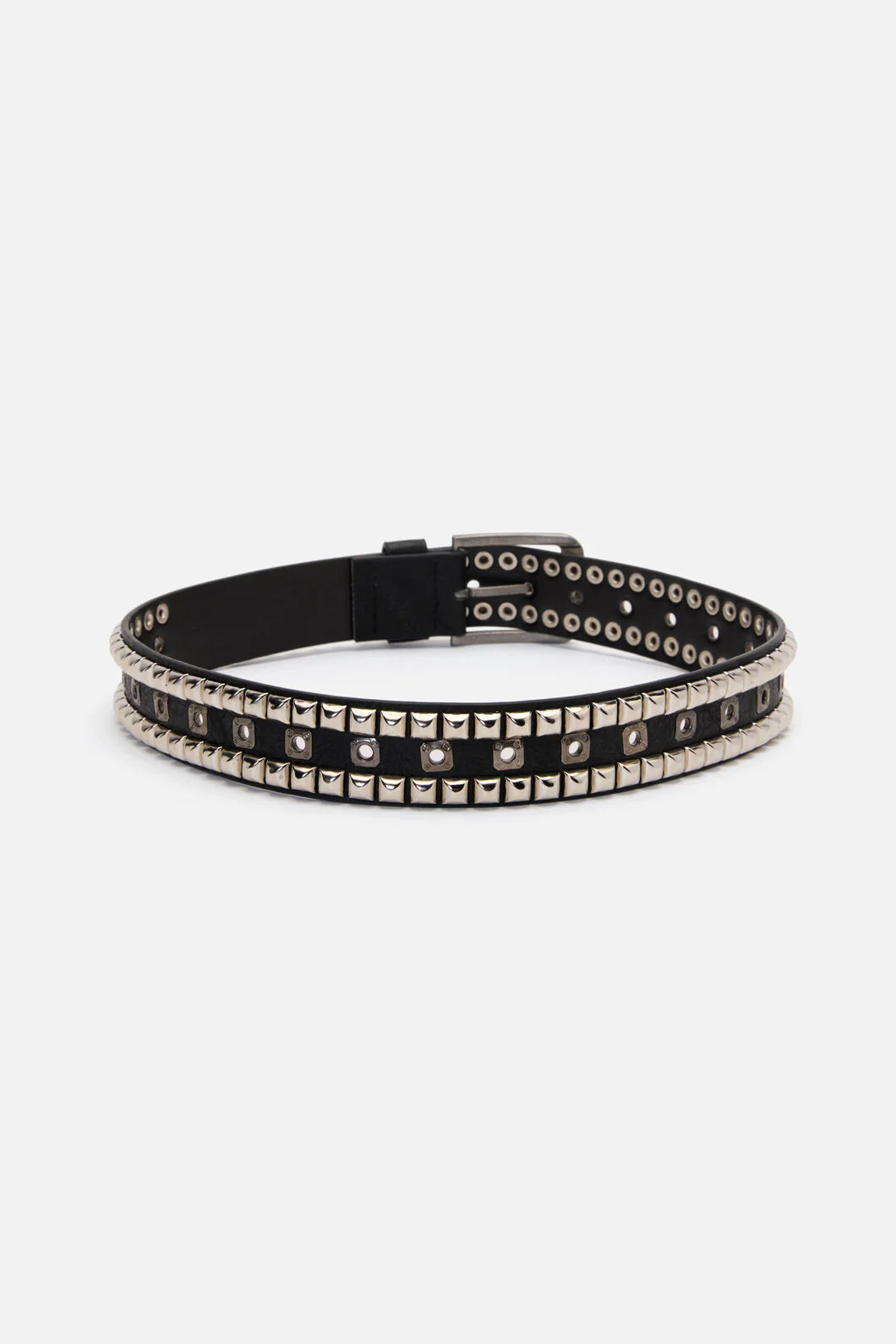 Metal Notch Square Stud Belt - Image 4