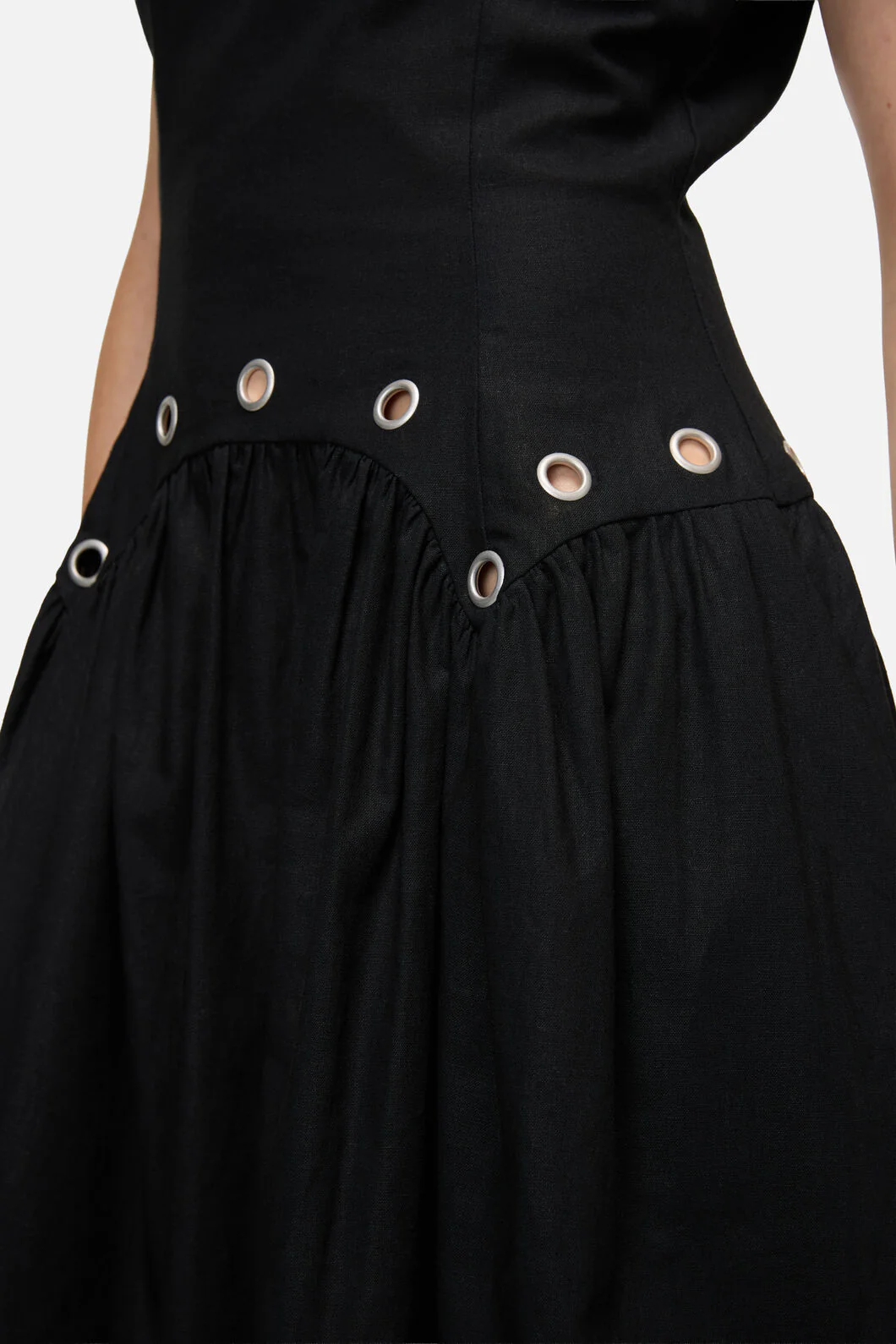 Mischief Goth Eyelet Dress - Image 6